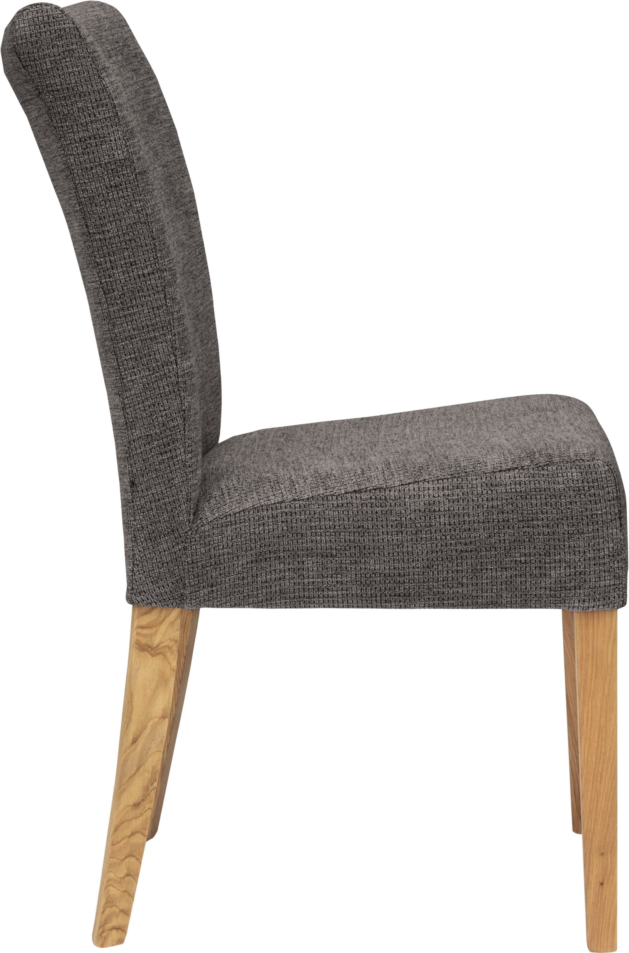 Home affaire Chaise de salle à manger »Queen Polsterstuhl BESTSELLER« (Set) 2 cuisverschiedene Bezüge, Gestell Massivholz