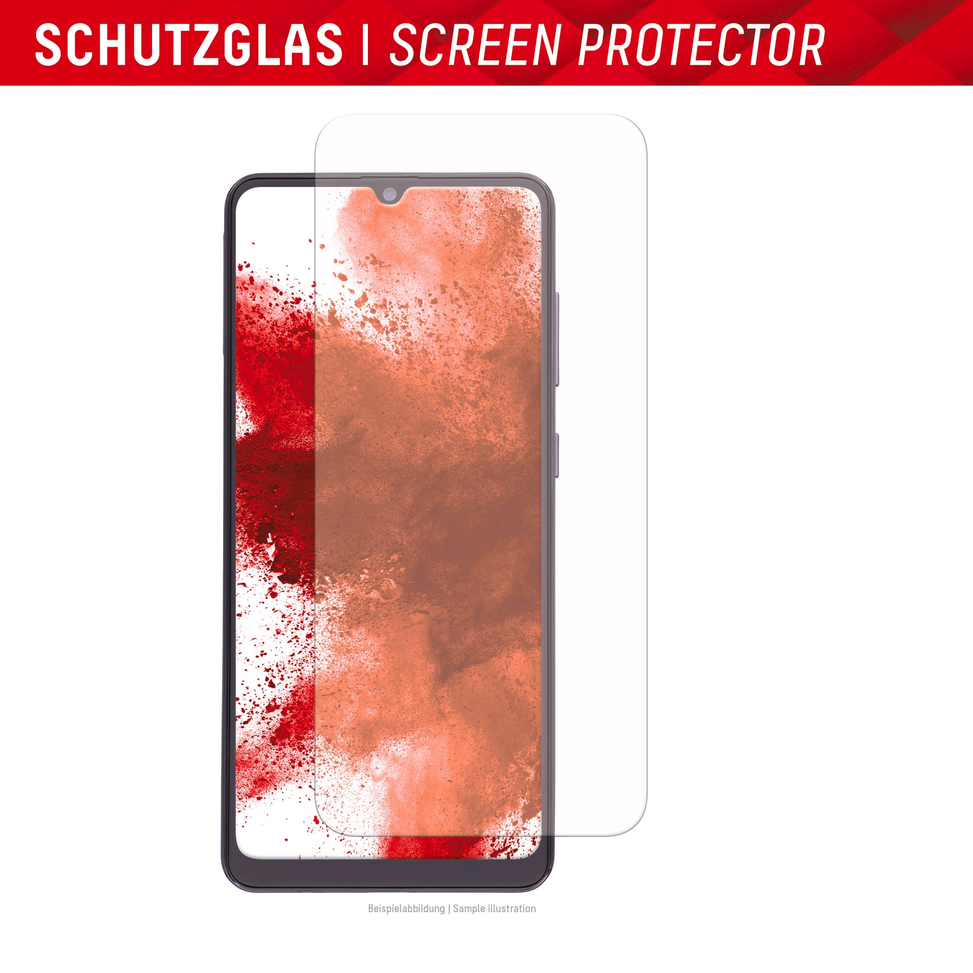 Displex Displayschutzglas »Smart Glass«, für Samsung Galaxy A24/A25, Displayschutzfolie, Schutzfolie, Bildschirmschutz, kratz- & stossfest