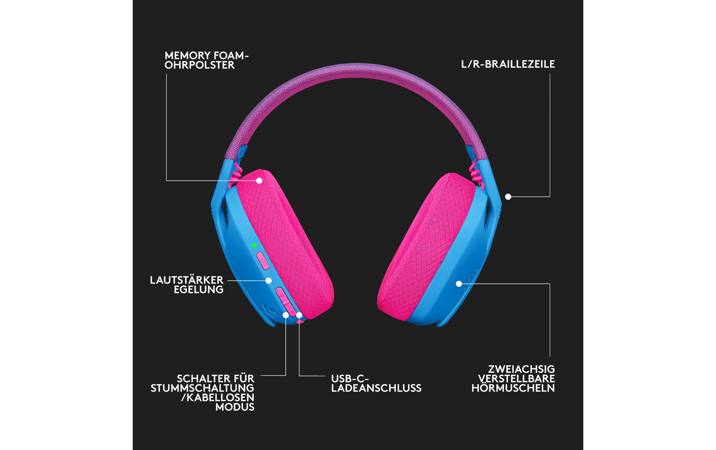 Logitech Headset »G435 Gaming Lights«