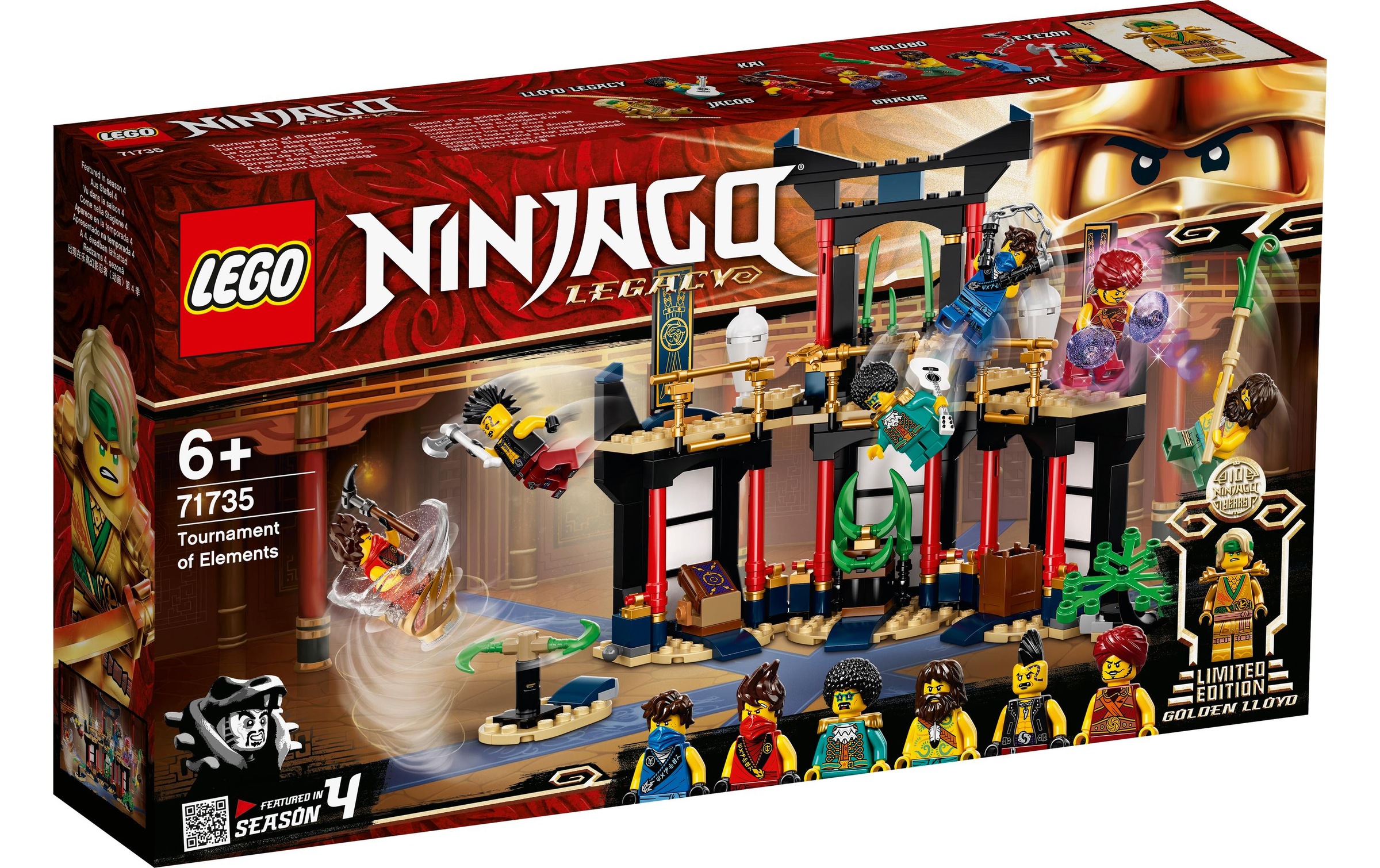 Image of LEGO® Konstruktionsspielsteine »Turnier der Elemente« bei Ackermann Versand Schweiz