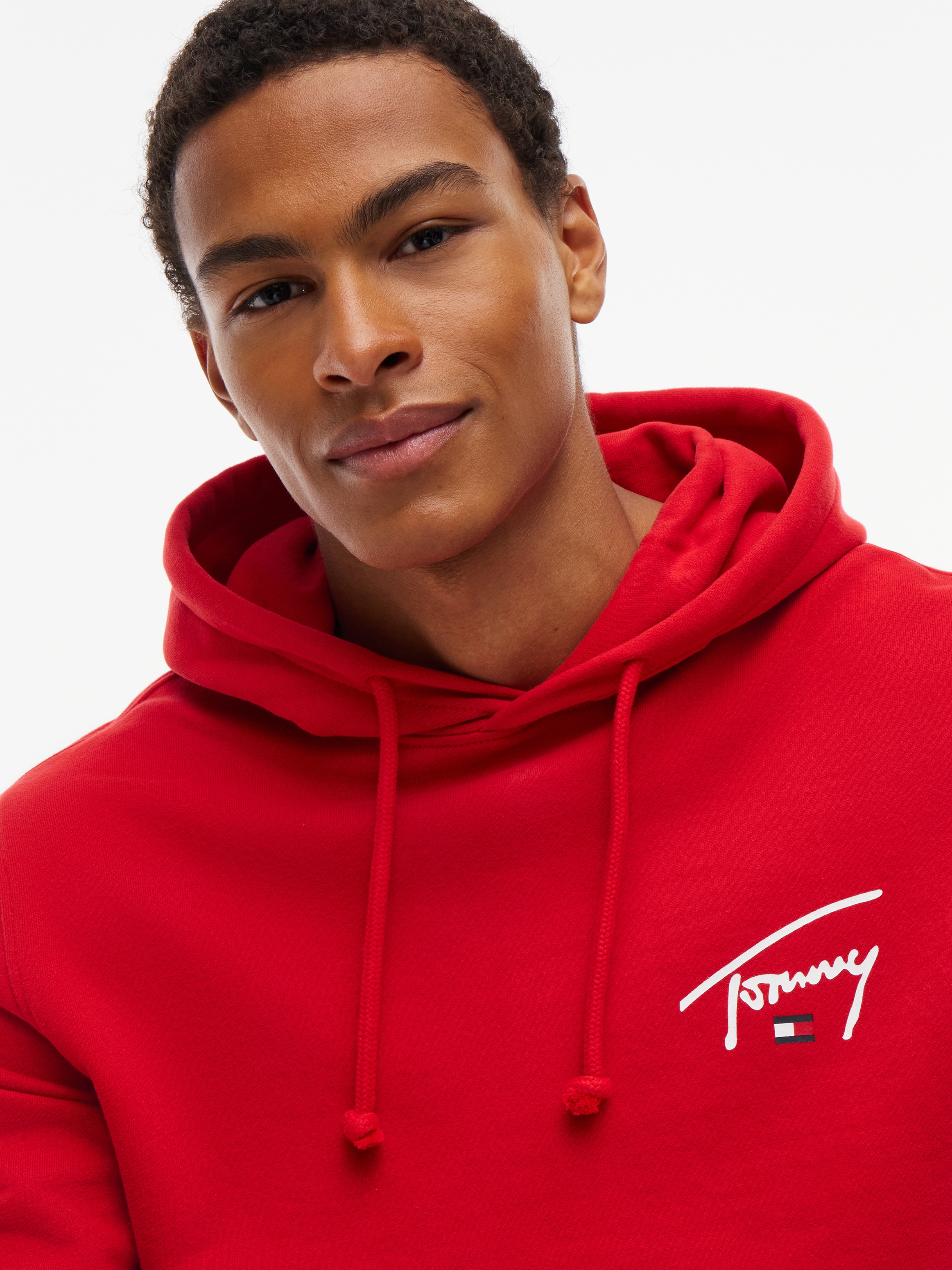 Tommy Jeans Kapuzensweatshirt »REGULAR ENTRY SIGNATURE HOOD«, Regular fit mit Kapuze
