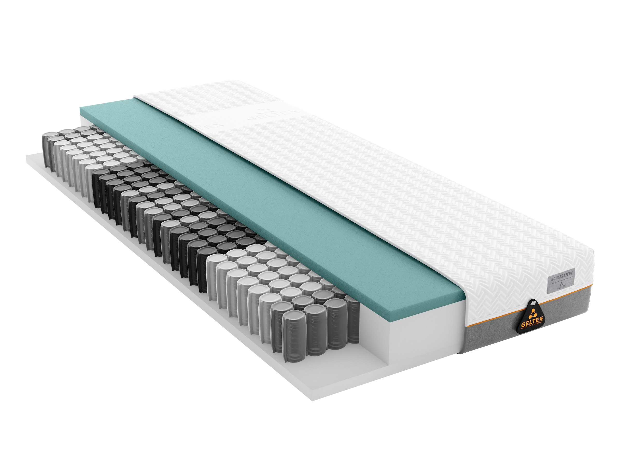 Schlaraffia Taschenfederkernmatratze »GELTEX® Quantum Touch Next 220 TFK«, 22 cm hoch, Raumgewicht: 45 kg/m³, 420 Federn, (1 St.), in vielen Grössen 90x200, 140x200 und auch in Sondergrössen erhältlich!