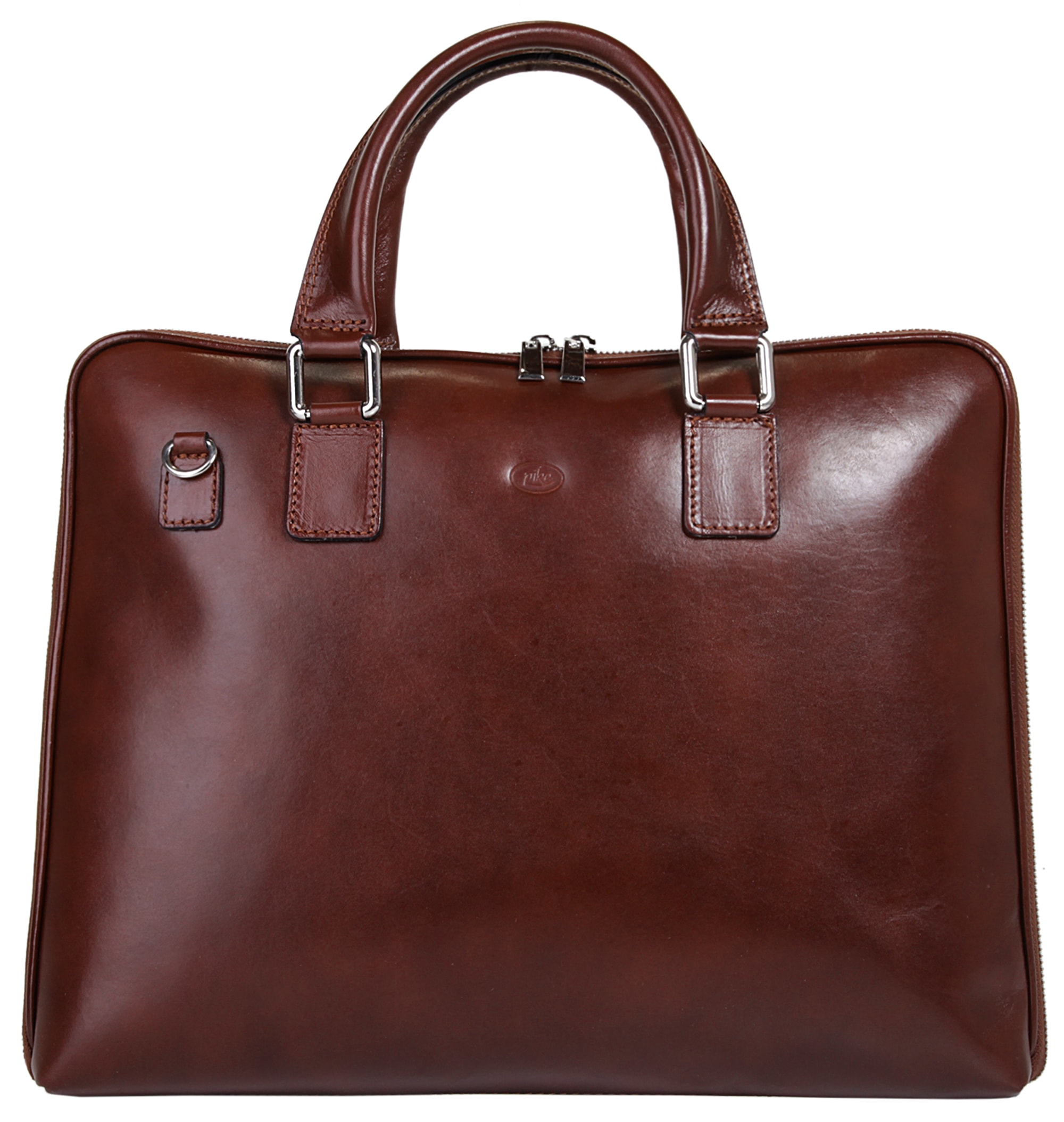 Image of Piké Aktentasche "PIKÉ Damen echt Leder, Made in Italy" echt Leder, Made in Italy