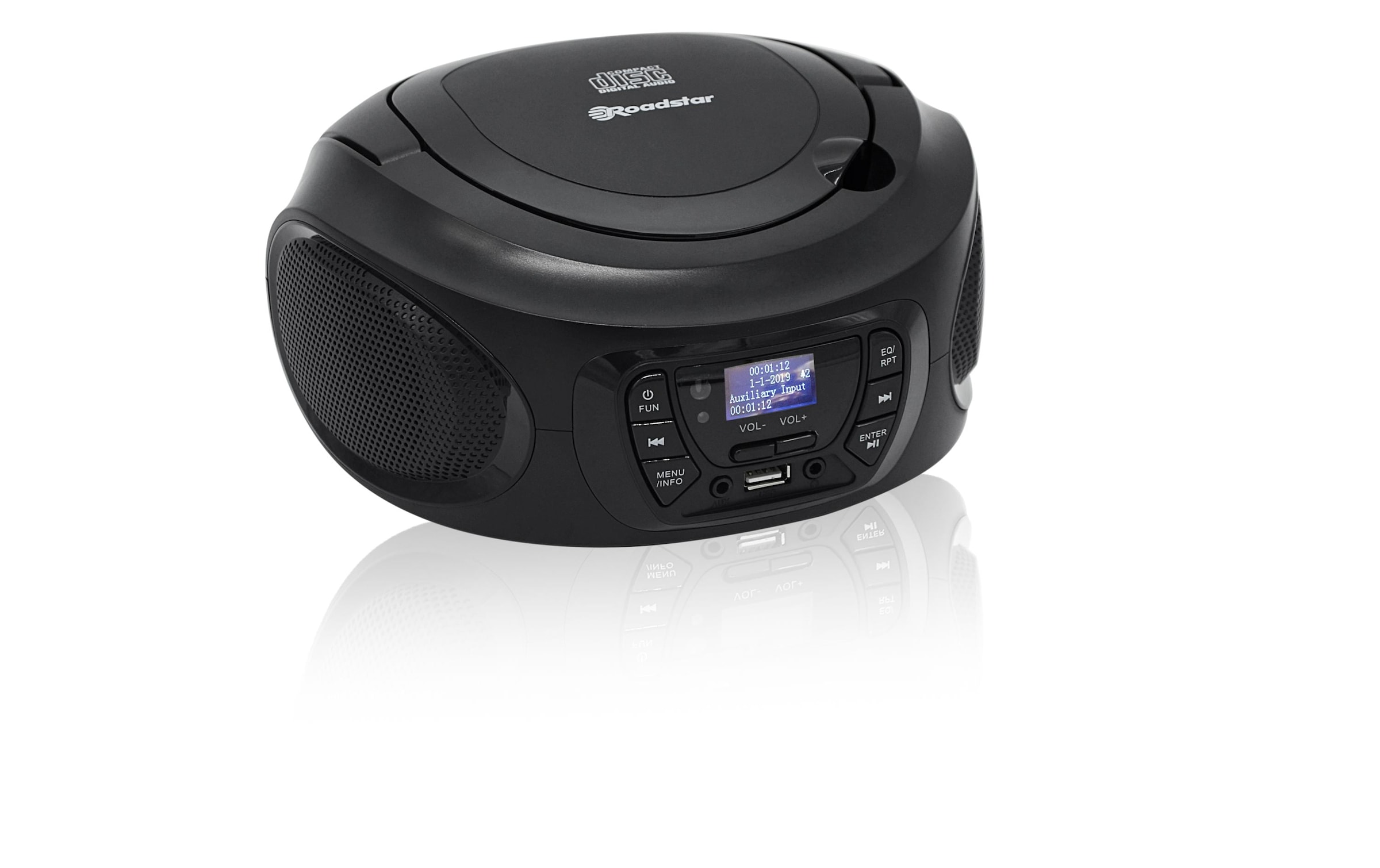 CD-Radiorecorder »Roadstar CDR-375«, CD-Player, Display