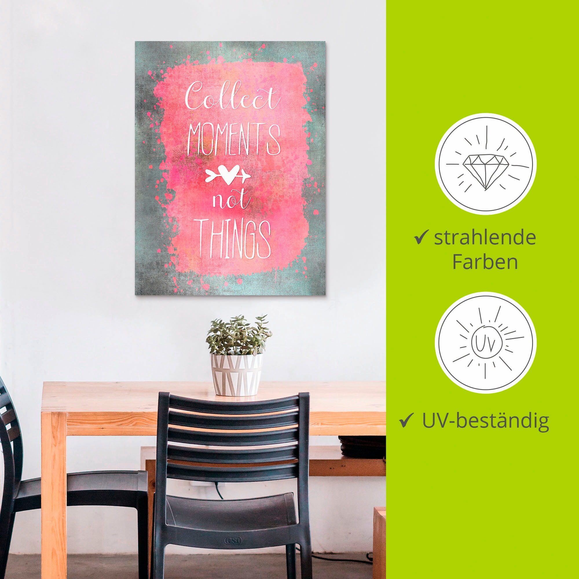 Artland Impression alu-dibond »Momente« 1 cuis tlg. für Innen- und Aussenbereich geeignet, Outdoorbild