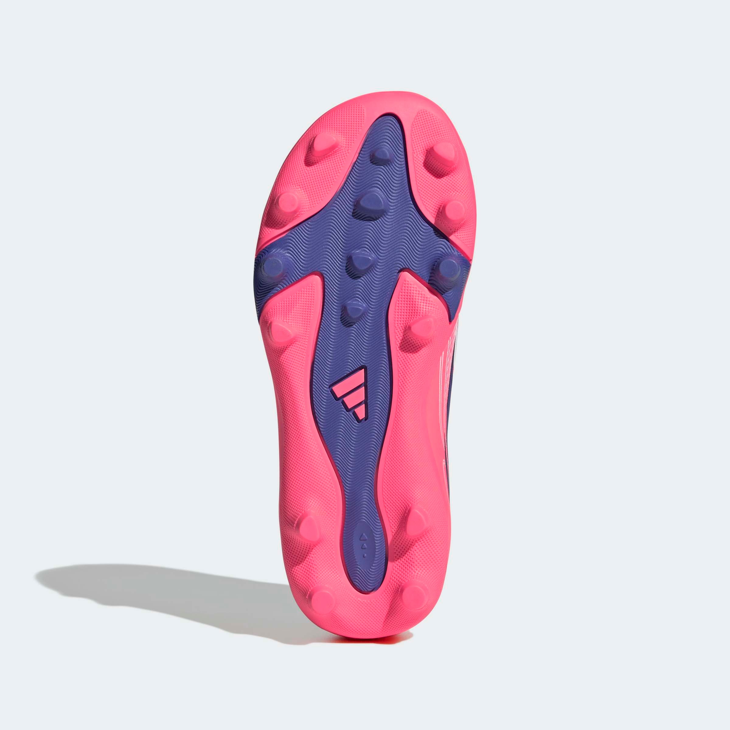 adidas Performance Chaussure de football »F50 HYPERFAST CLUB KIDS , NATURRASEN/GEMISCHTE BÖDEN, KLETTVERSCHLUSS«  adapté à de nombreux types de sols, pour adolescents et enfants