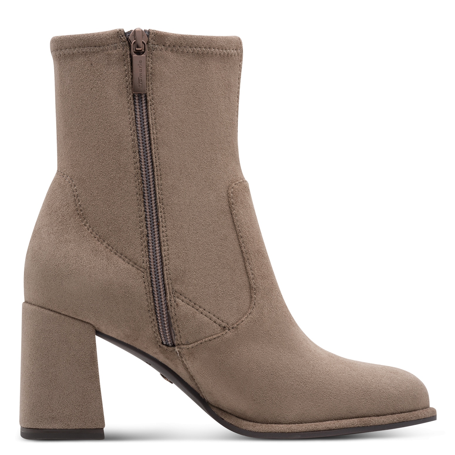Tamaris Bottines  Blockabsatz, Businessstiefelette in veganer Verarbeitung