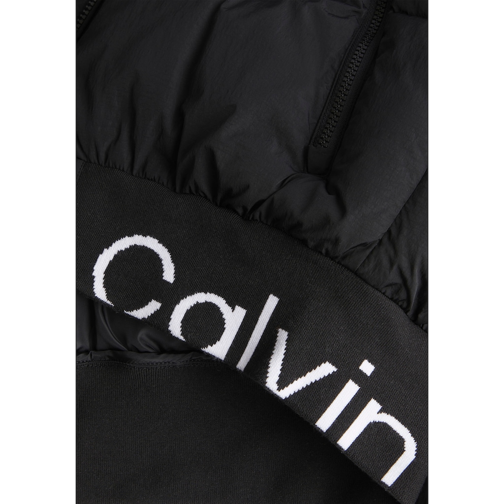 Calvin Klein Jeans Plus Steppjacke »PLUS LOGO HEM SHORT PUFFER«