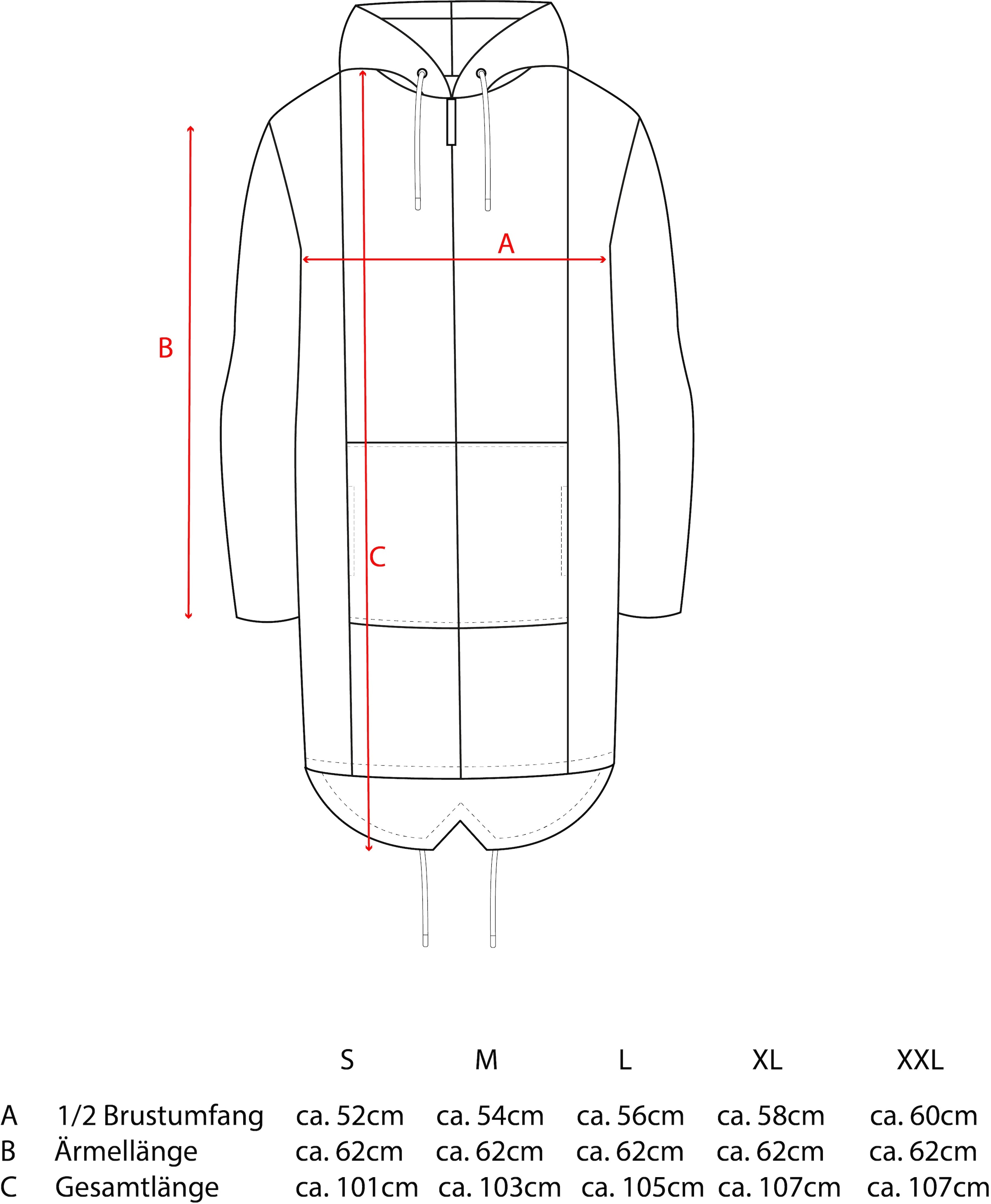 Zwillingsherz Manteau en jersey »"Leo Dream"« mit Allover Leo Look mit Taschen