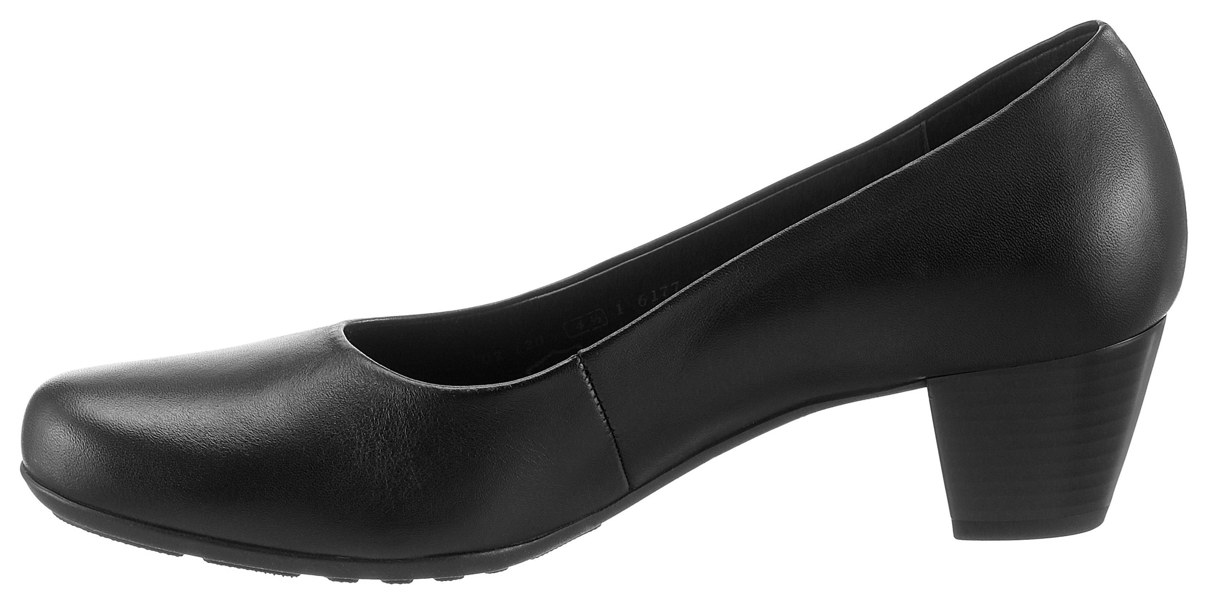 Gabor Pumps »ST.TROPEZ«, Abendschuh, Festtagsschuh,Trichterabsatz, mit Gummilaufsohle