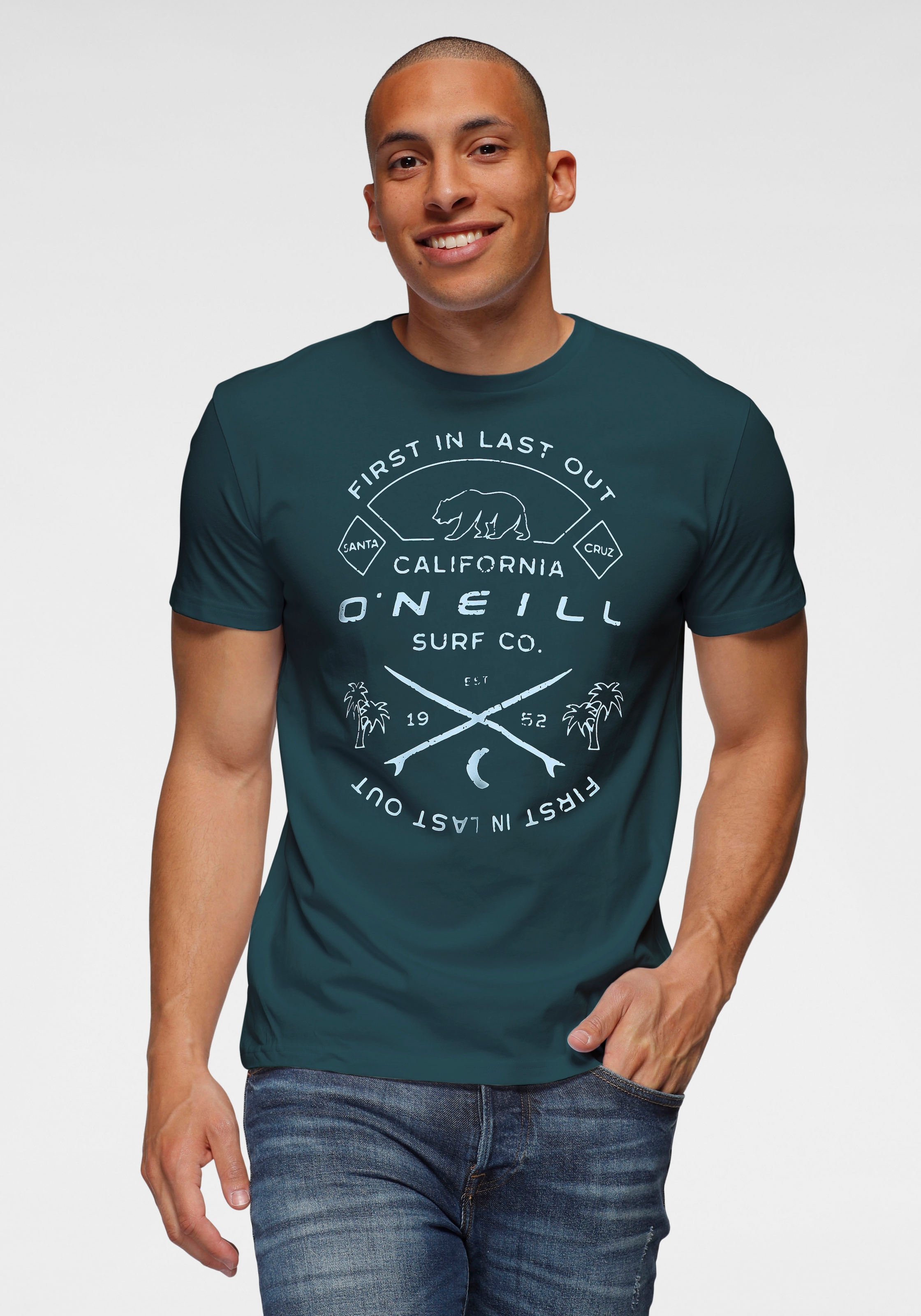 Image of ONeill T-Shirt "JACK ONEILL MUIR T-SHIRT" normale Passform, sportlicher Stil, aus atmungsaktiver Baumwolle
