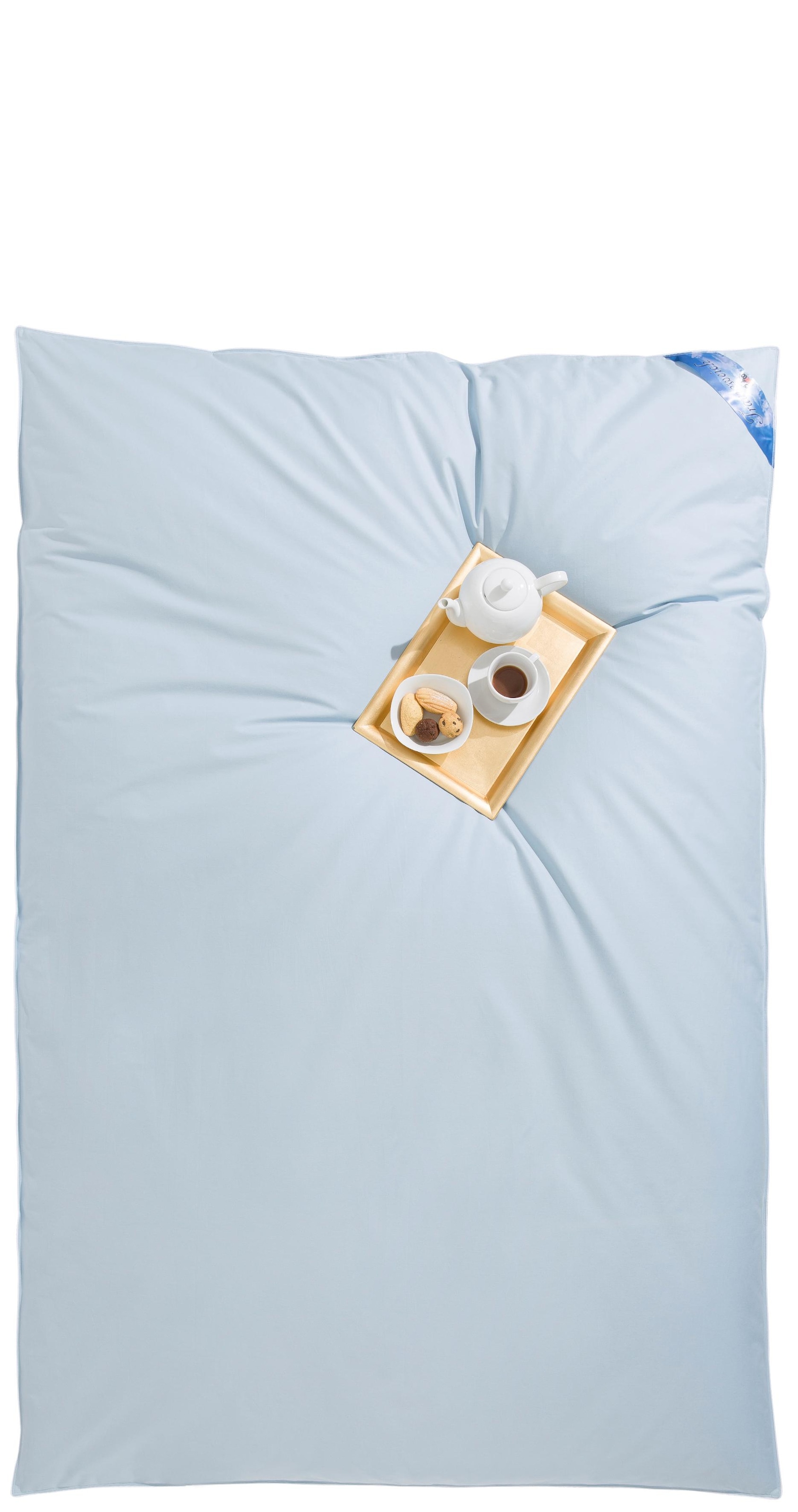 Image of RIBECO Federbettdecke "Leon" extrawarm Füllung 90% Daunen, 10%Federn 1 Stk. tlg. unser Ballonbett, wie in alten Zeiten