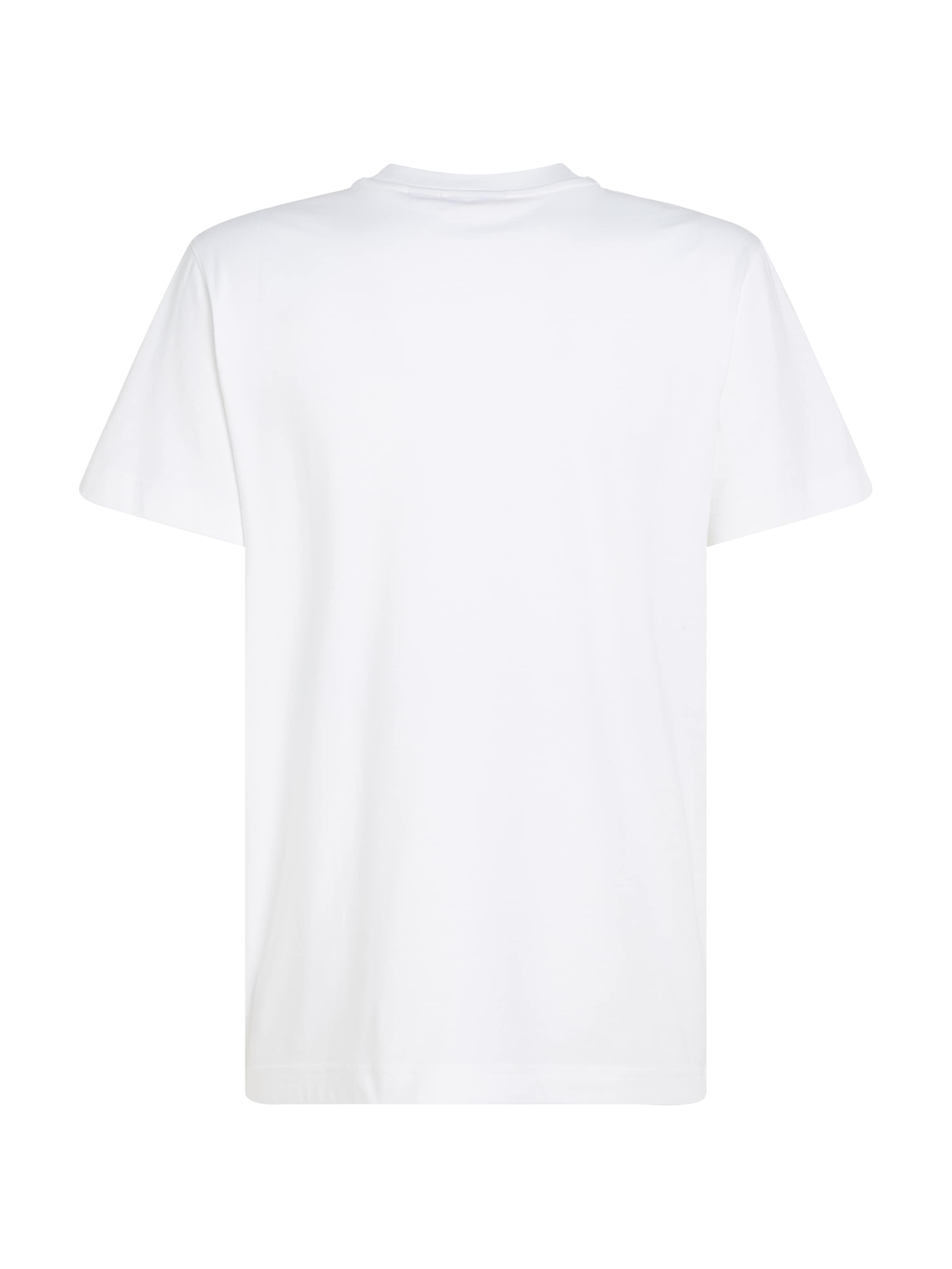 Calvin Klein Jeans Rundhalsshirt »WOVEN LABEL REGULAR TEE«, Logostickerei