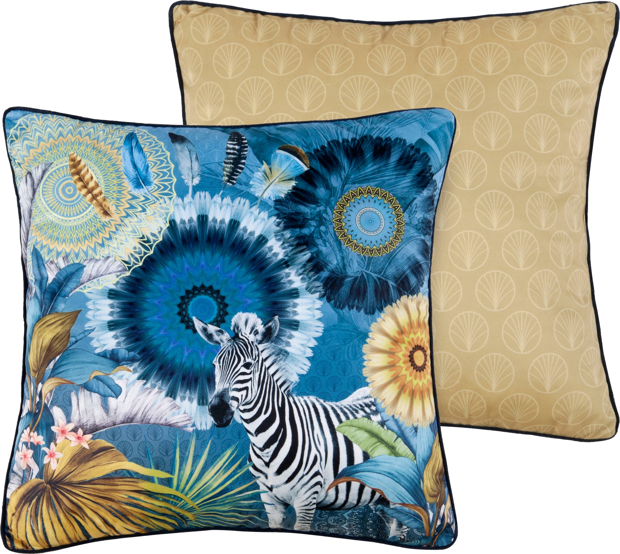 Image of hip Dekokissen »Laska«, (1 St., 1 48x48 cm Dekokissen - Mit biese), Mandala bei Ackermann Versand Schweiz