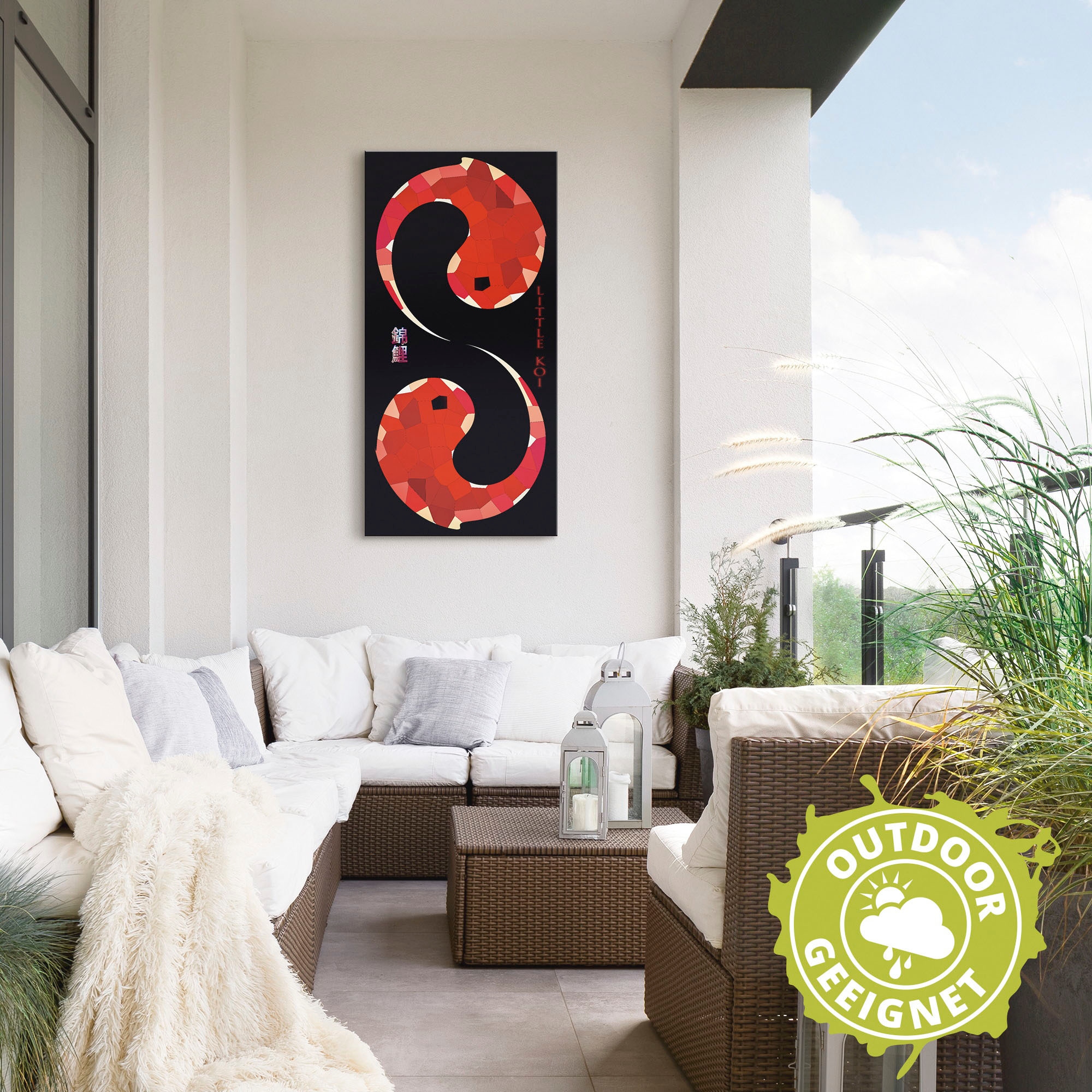 Artland Wandbild »KOI-Karpfen«, Religion, (1 St.), als Alubild, Leinwandbild, Wandaufkleber oder Poster in versch. Grössen