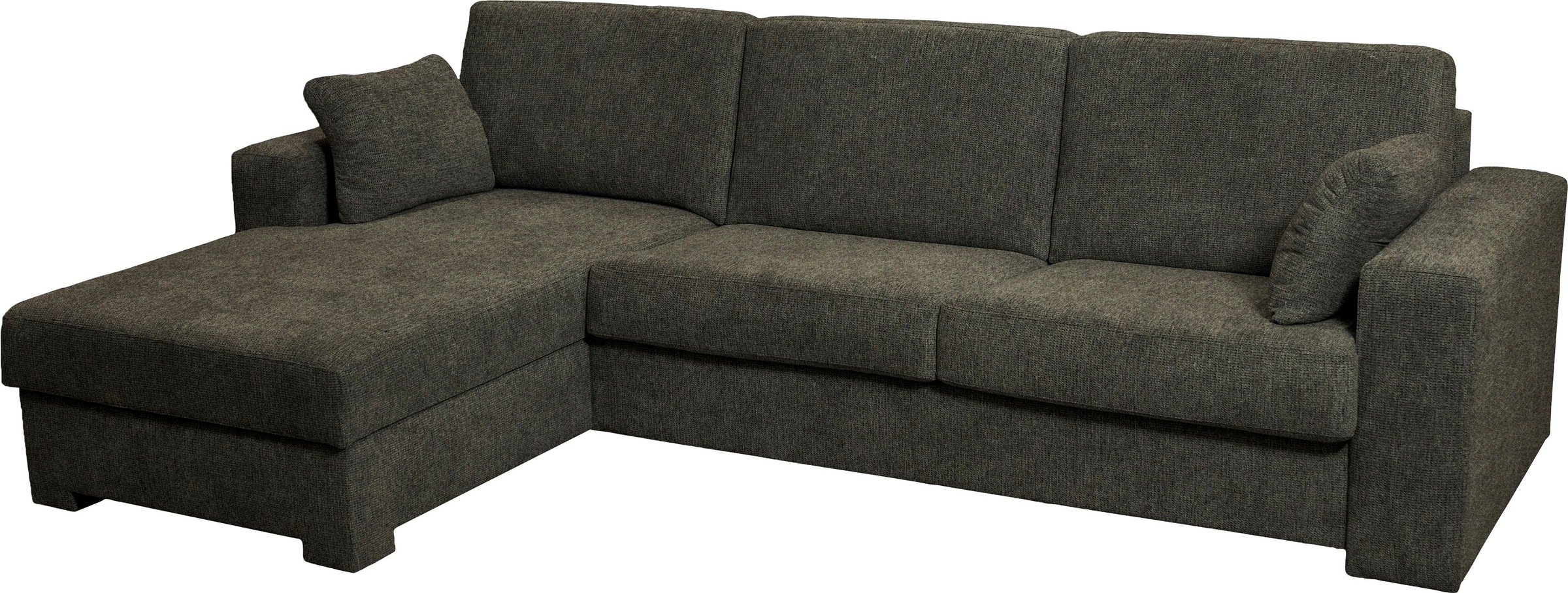 Home affaire Ecksofa »Roma "M" Matratzenhöhe 14 cm, Dauerschlaffunktion, mit Unterfederung,«, Liegemasse ca 143x198 cm, L-Form