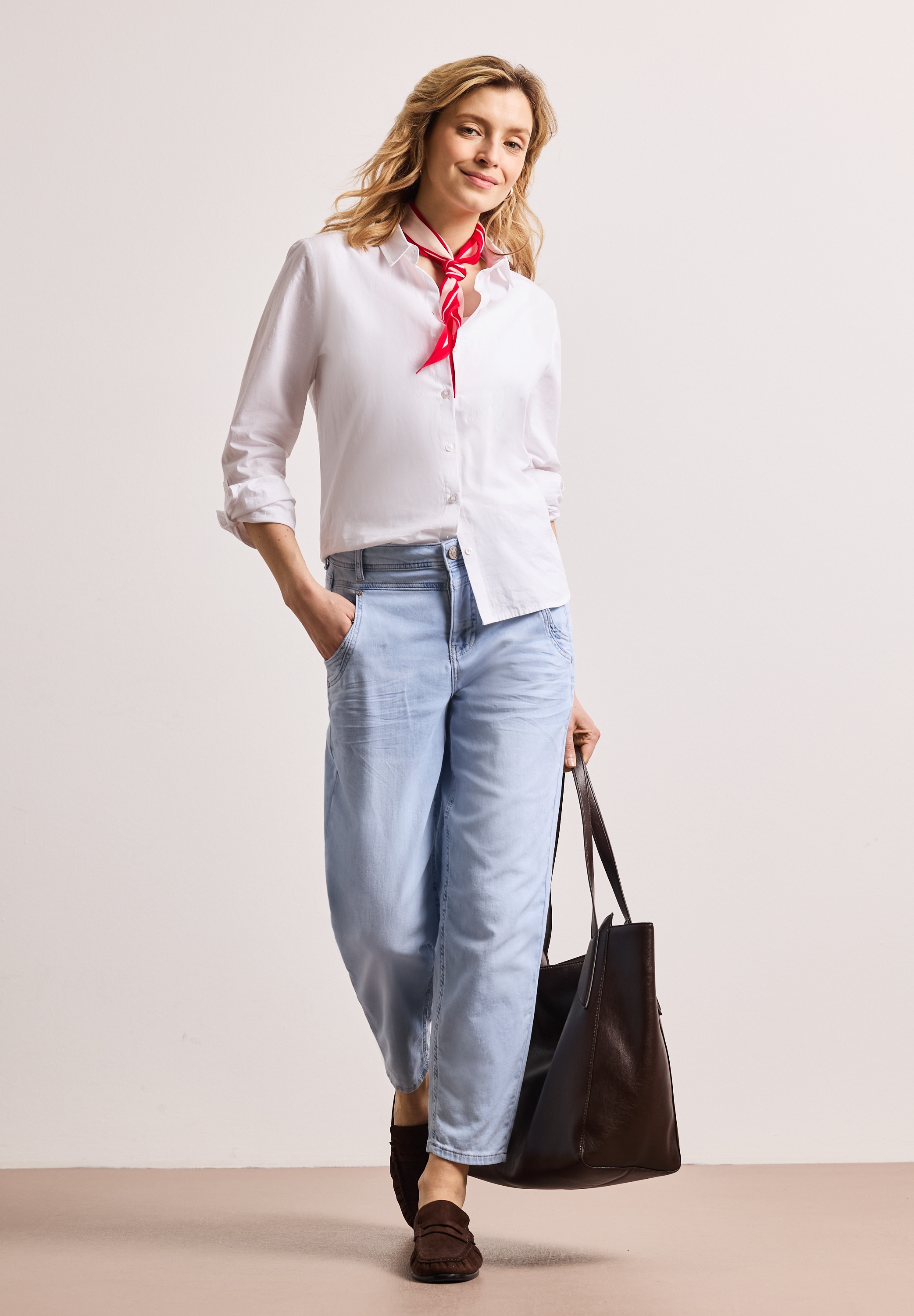 STREET ONE Jeans taille haute »Style Karrie« avec poches