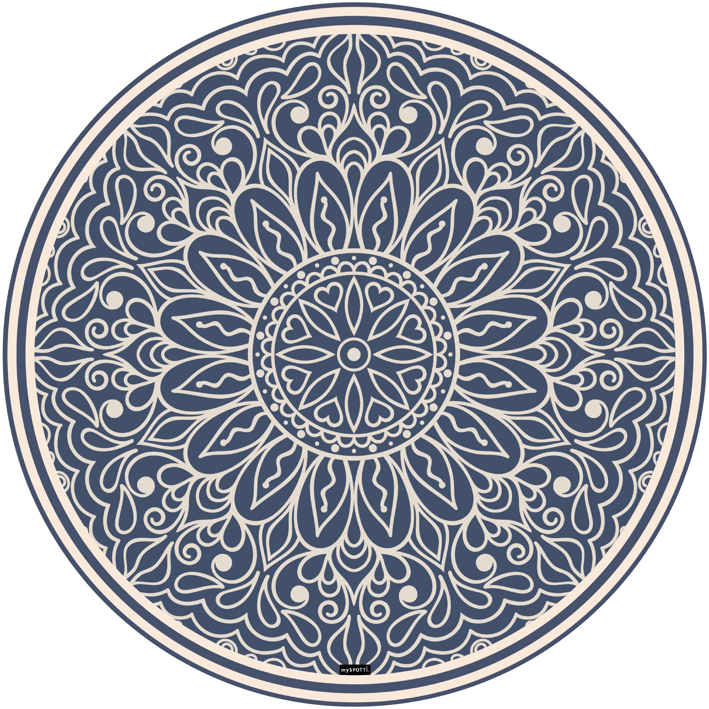 Image of MySpotti Vinylteppich »Buddy Dilan«, rund, 0,5 mm Höhe, rund, wasserfest und statisch haftend bei Ackermann Versand Schweiz