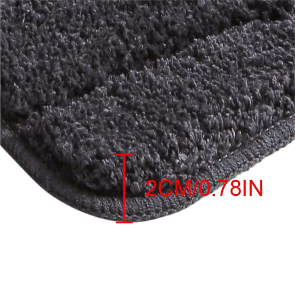 my home Badematte »Josie, Badvorleger, Badezimmer Teppich«, rutschhemmend beschichtet, fussbodenheizungsgeeignet-schnell trocknend-strapazierfähig, Badteppich, Badematten, rechteckig, rund & als 3-tlg. Set erhältlich