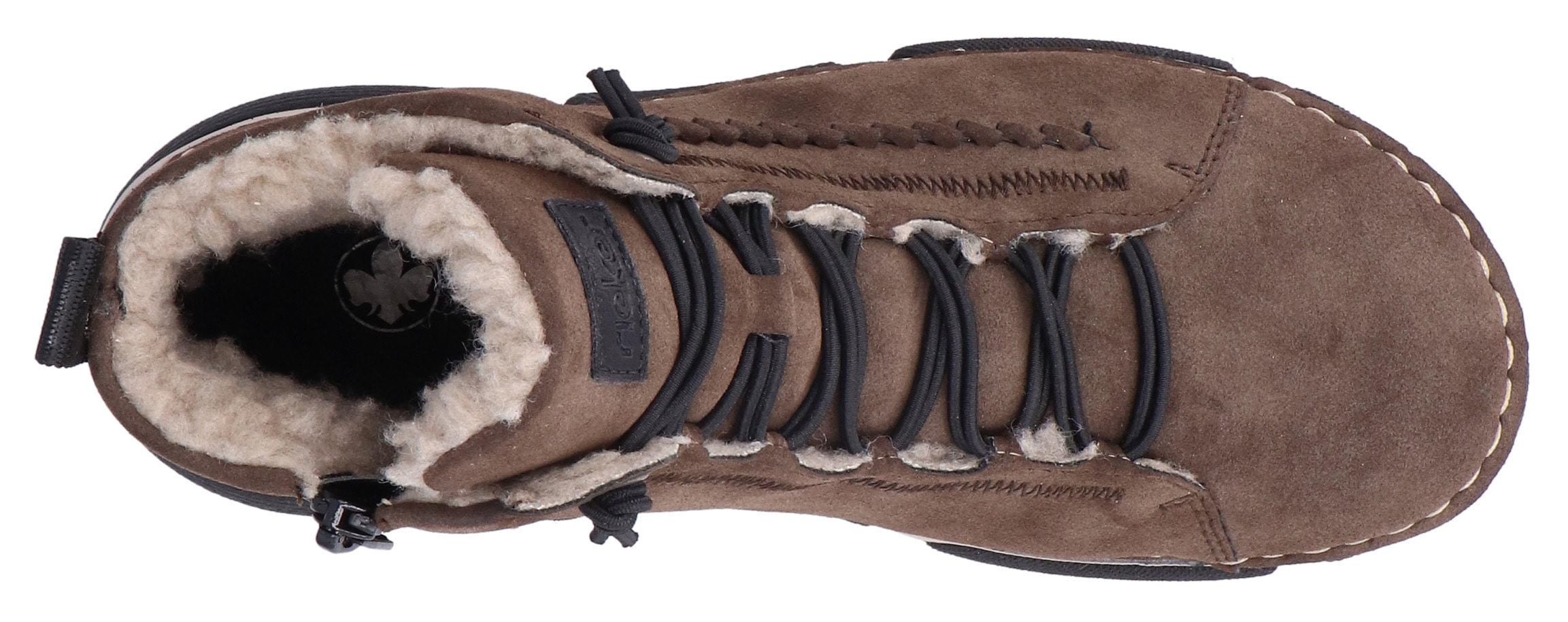 Rieker Bottes d'hiver  bottine d’hiver, bottes outdoor, doublure chaude, fermeture éclair intérieure