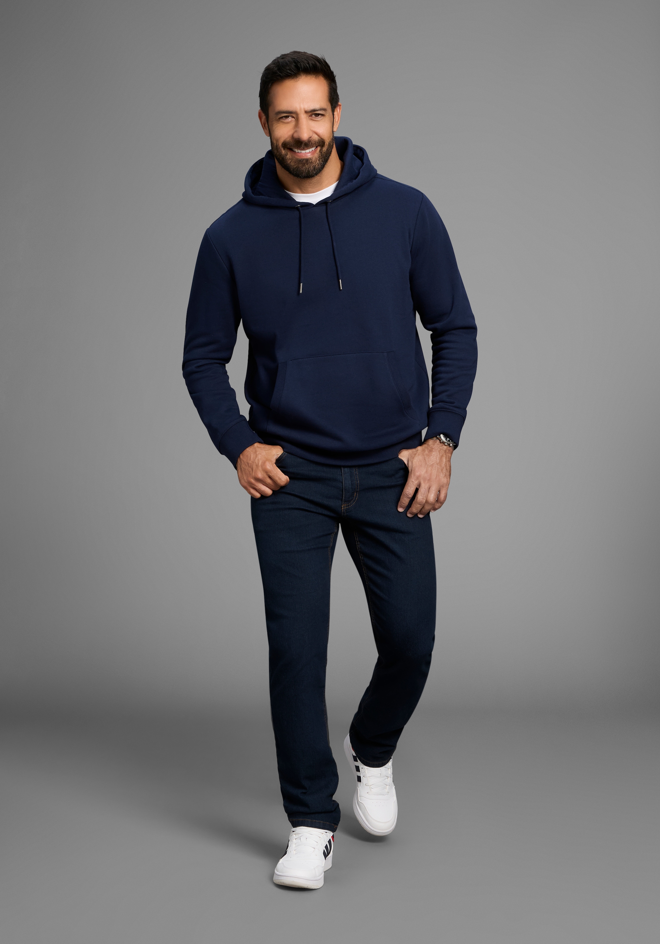 Man's World Kapuzensweatshirt, mit Kämguruhtasche