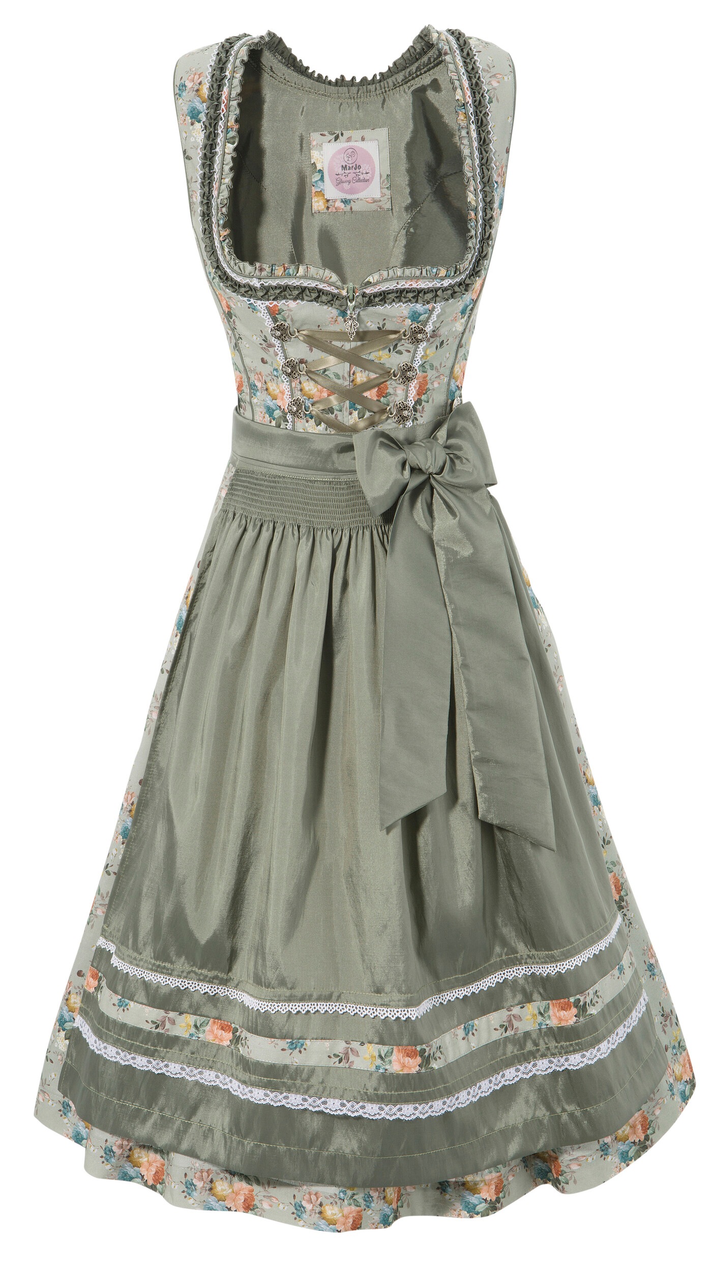 Image of MarJo Dirndl »Yvonne«, (2 tlg.), Damen, kurz mit Rüschenbesatz bei Ackermann Versand Schweiz