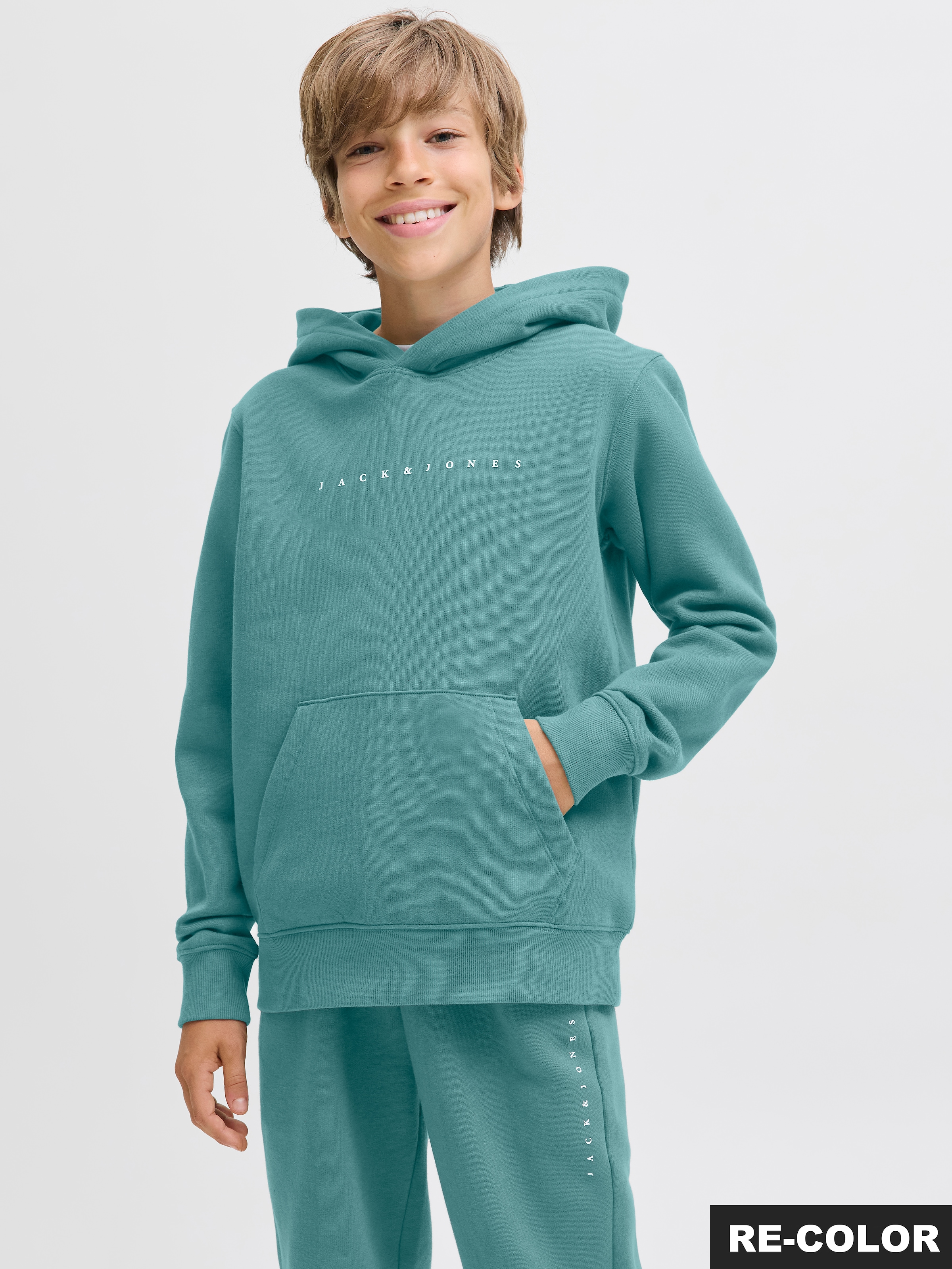 Jack & Jones Junior Sweat à capuche »JJESTAR JJ SWEAT HOOD NOOS JNR«, Baumwollmischung, relaxed fit
