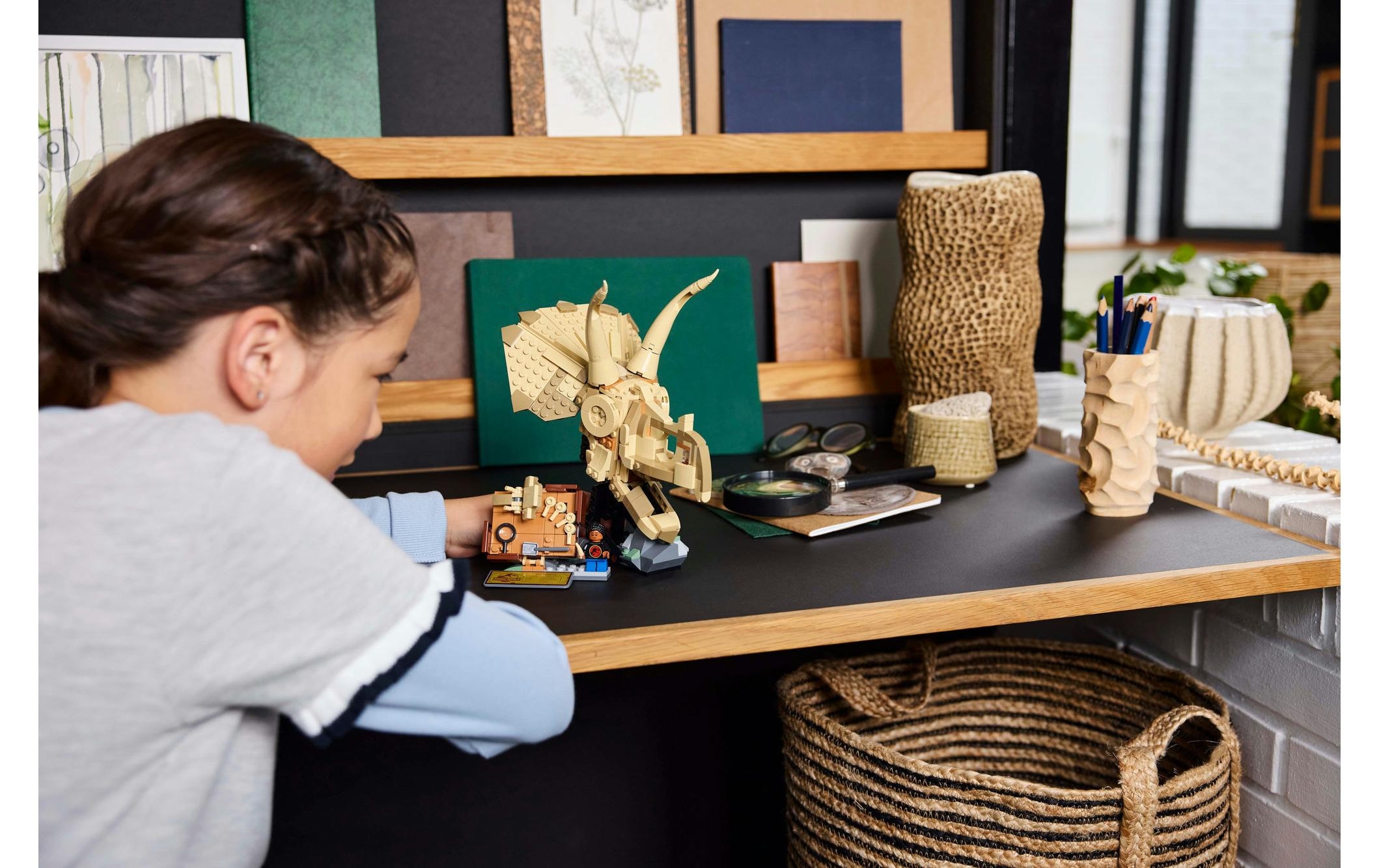 LEGO® Spielbausteine »Jurassic World Triceratops-Schädel 76969«