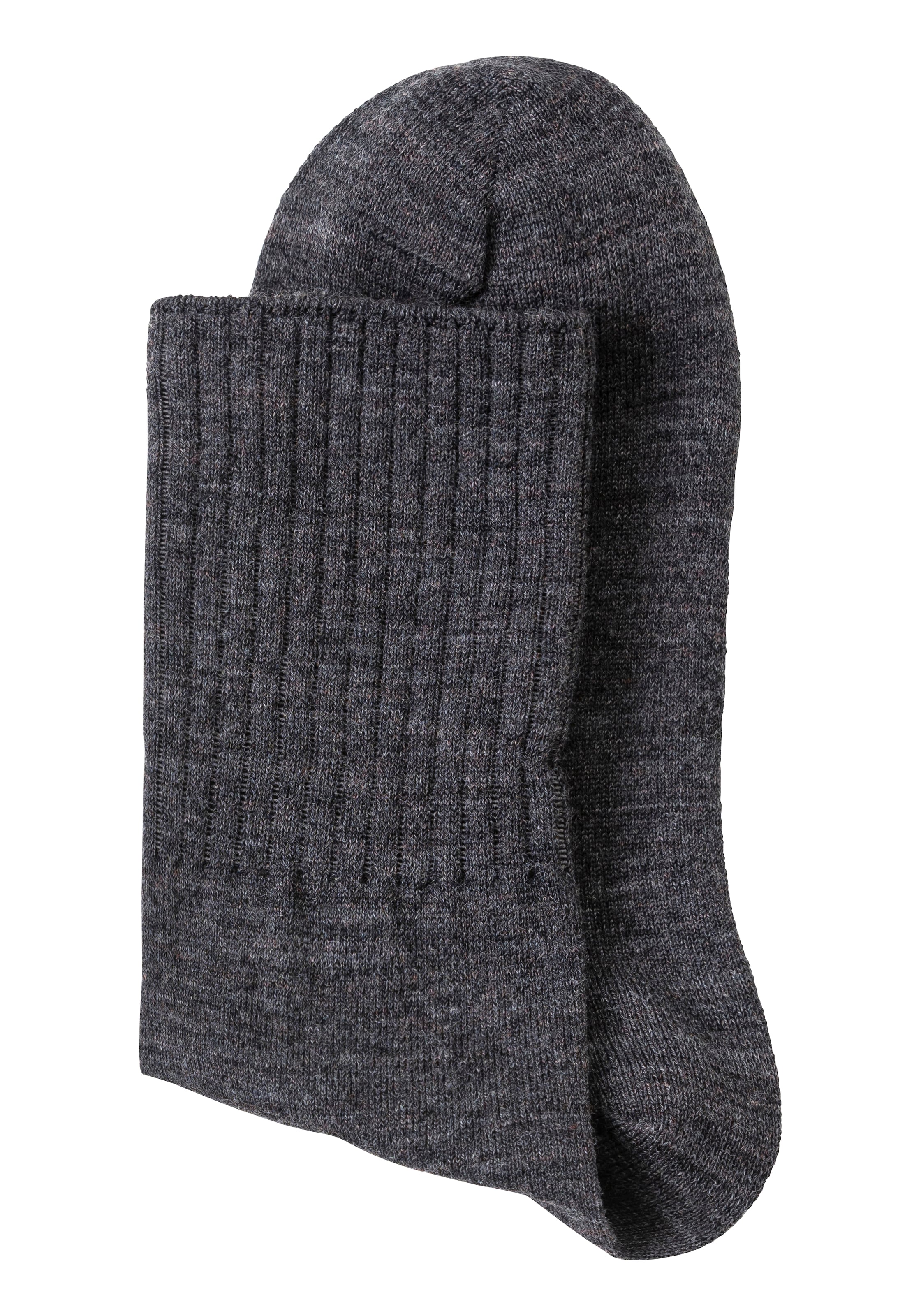 Lavana Umschlagsocken, (Packung, 3 Paar), fein gestrickt mit 53% Wolle