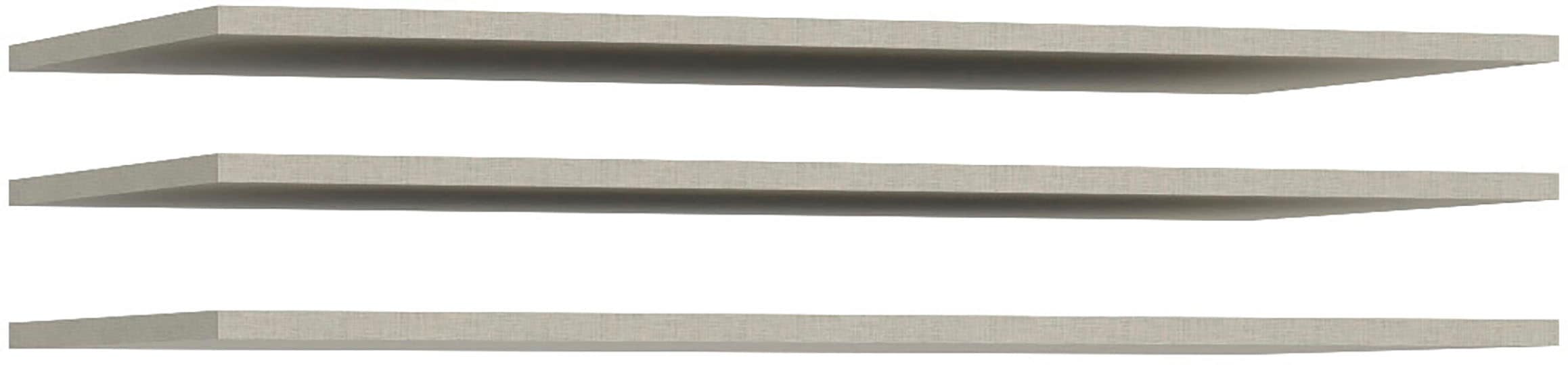 FORTE Einlegeboden 3 Stk. tlg. 3er Set Einlegeboden, variable Positionierung, Textilstruktur
