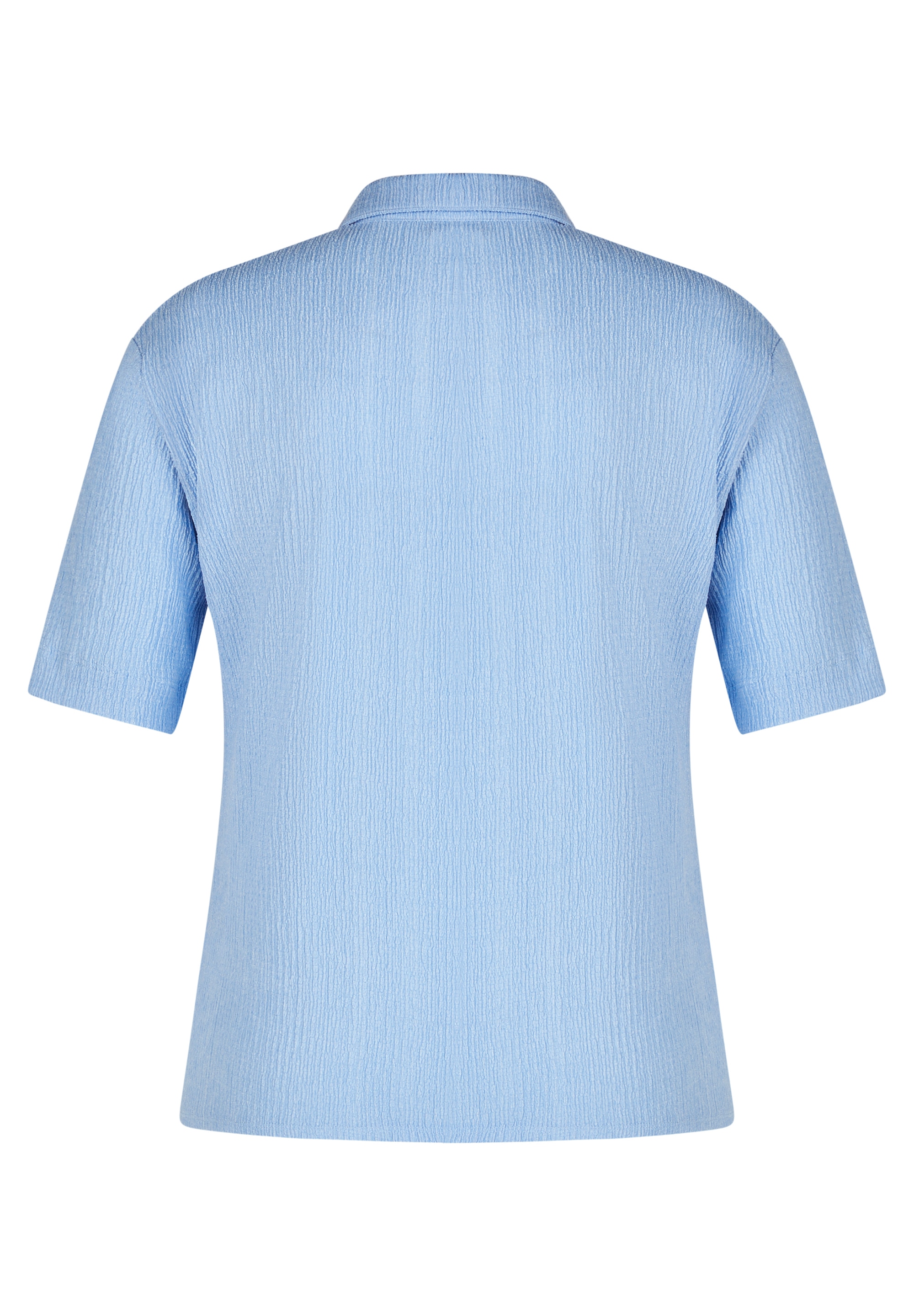 Rabe Poloshirt in Crinkle-Optik