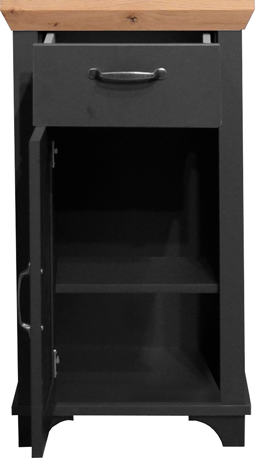 Mäusbacher Armoire basse »Mali« Landhausstil, Breite 45 cm, Höhe 83 cm, Metallgriffe