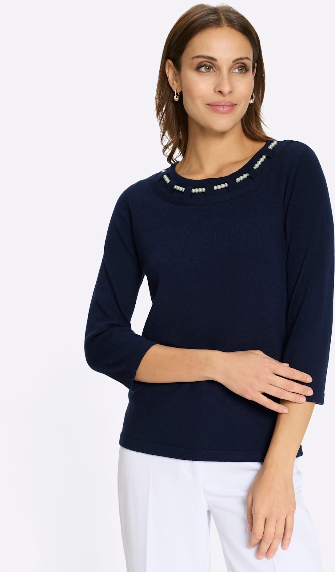 Lady Pull à col roulé »Rundhals-Pullover«