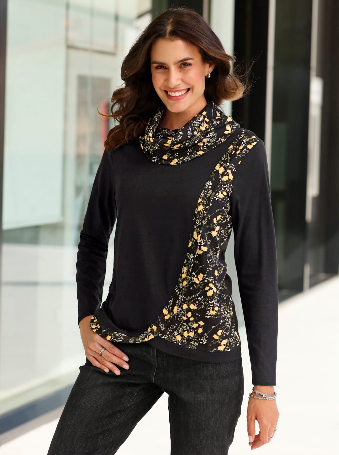 Image of Inspirationen 2-in-1-Langarmshirt "Shirt" 1 Stk.