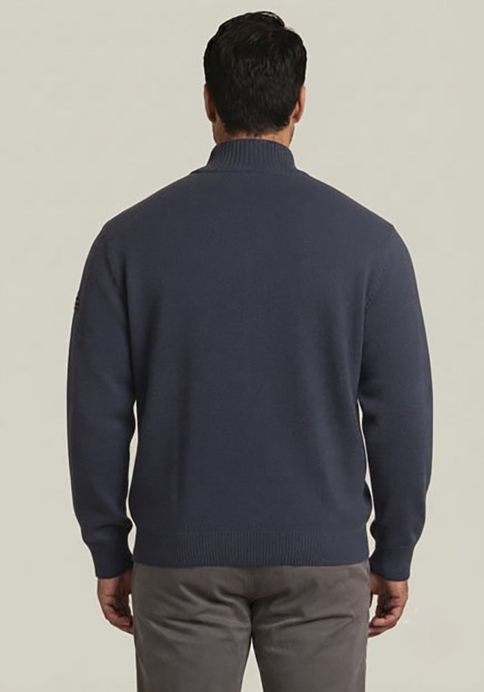 Man's World Plus Veste en tricot »auch in Grosse Grössen bis Gr. 7XL« coupe régulière, manches longues, col montant, avec fermeture éclair