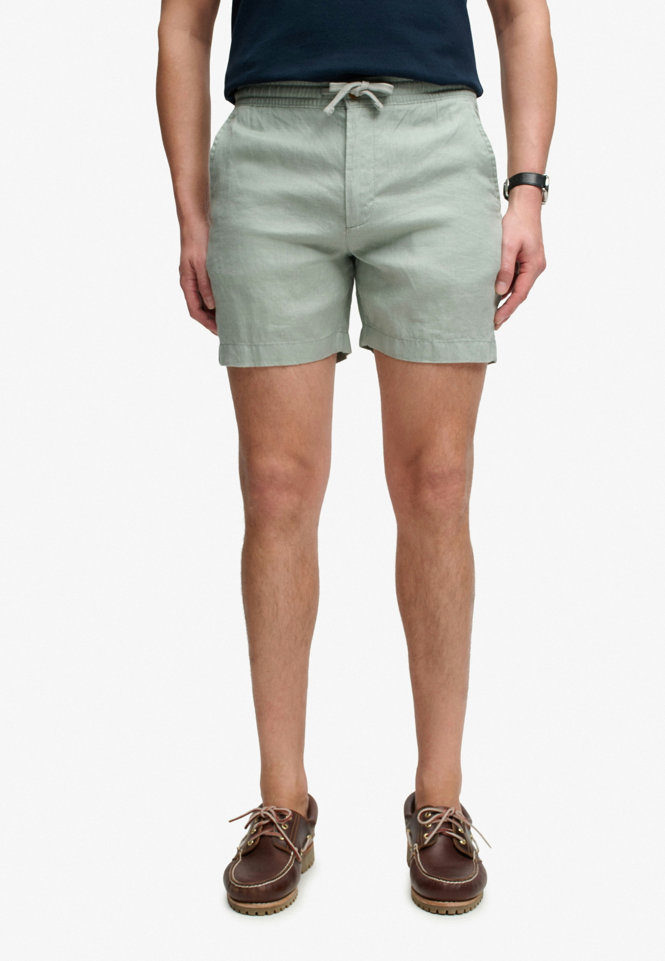 Image of Superdry Shorts "MERCHANT LINEN SHORT" aus Leinen, Relaxed Fit, mit Reissverschluss