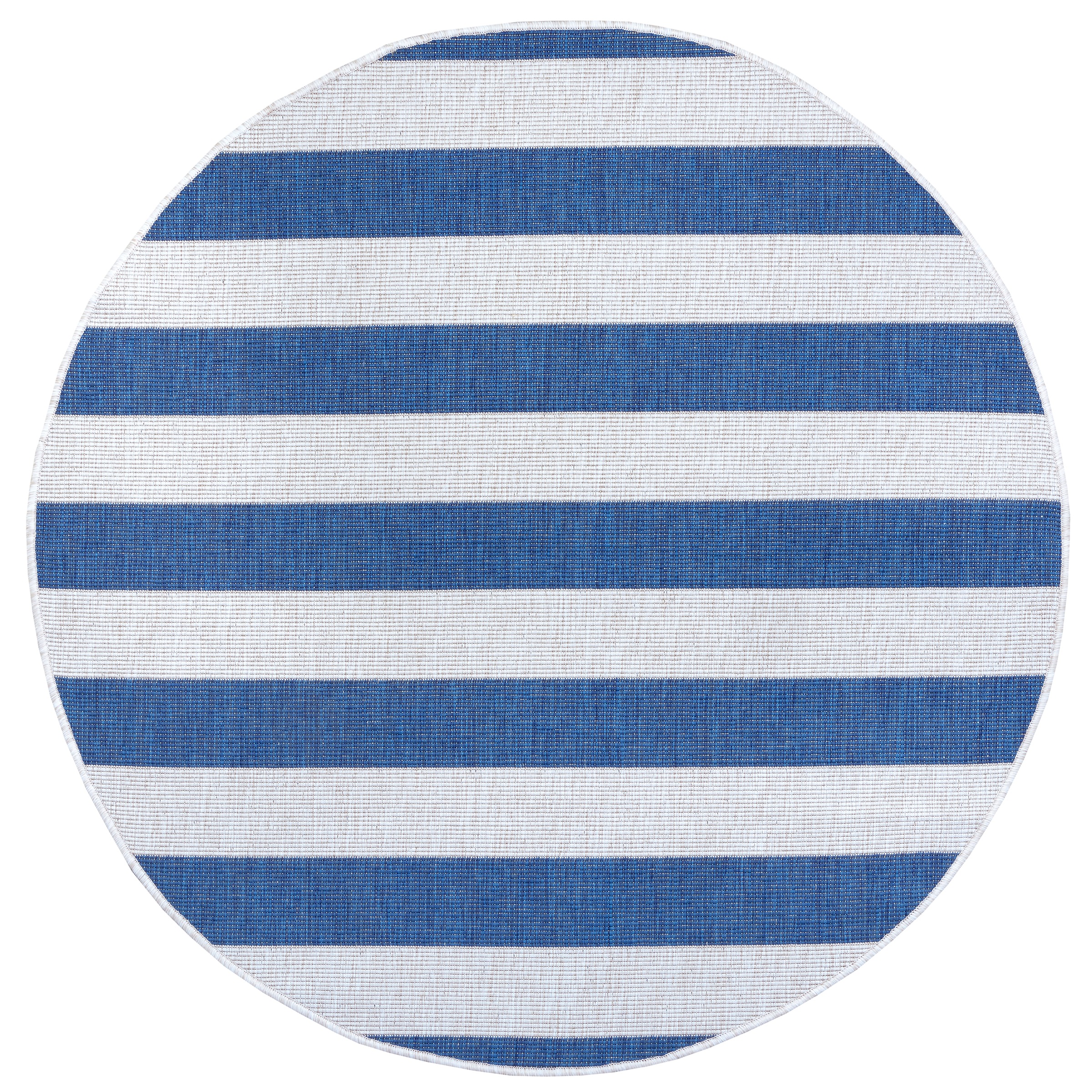 my home Tapis »Alan Wendeteppich« Rond 5 mm Höhe Beidseitig nutzbar, Streifen, Scandi, wetterfest, für In- und Outdoor