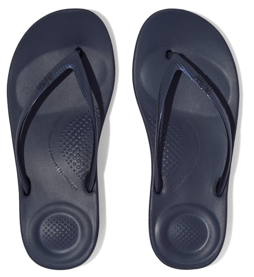 Zehentrenner »IQUSHION ERGONOMIC FLIP-FLOPS«, Keilabsatz, Sommerschuh, Schlappen mit...