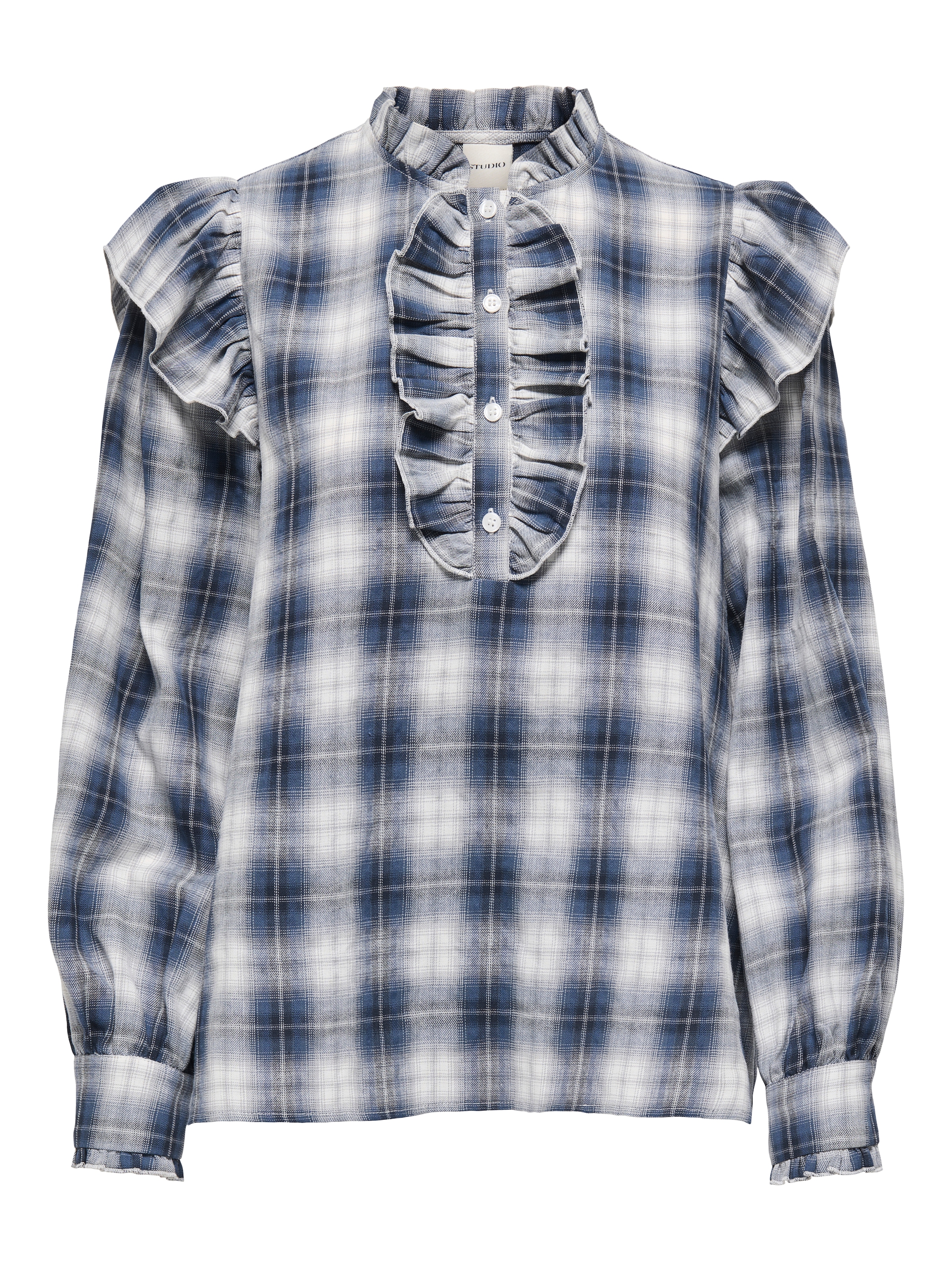 ONLY Blouse à manches longues »ONLFIGA L/S FLOUNCE TOP WVN«