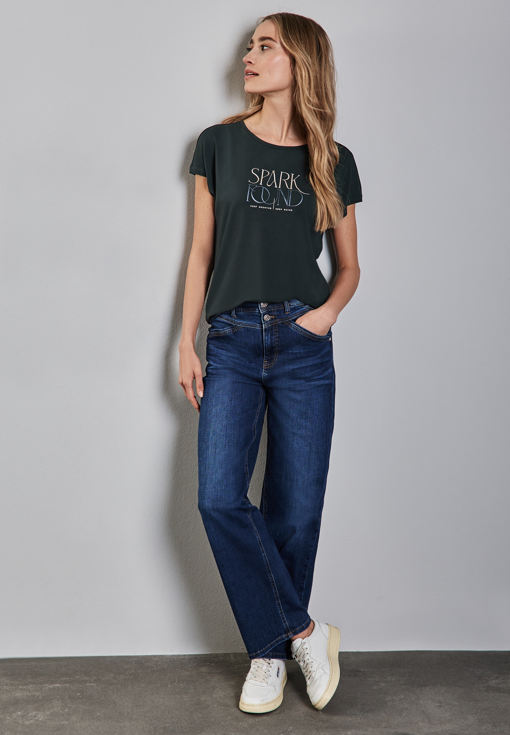 STREET ONE T-Shirt, mit Wording