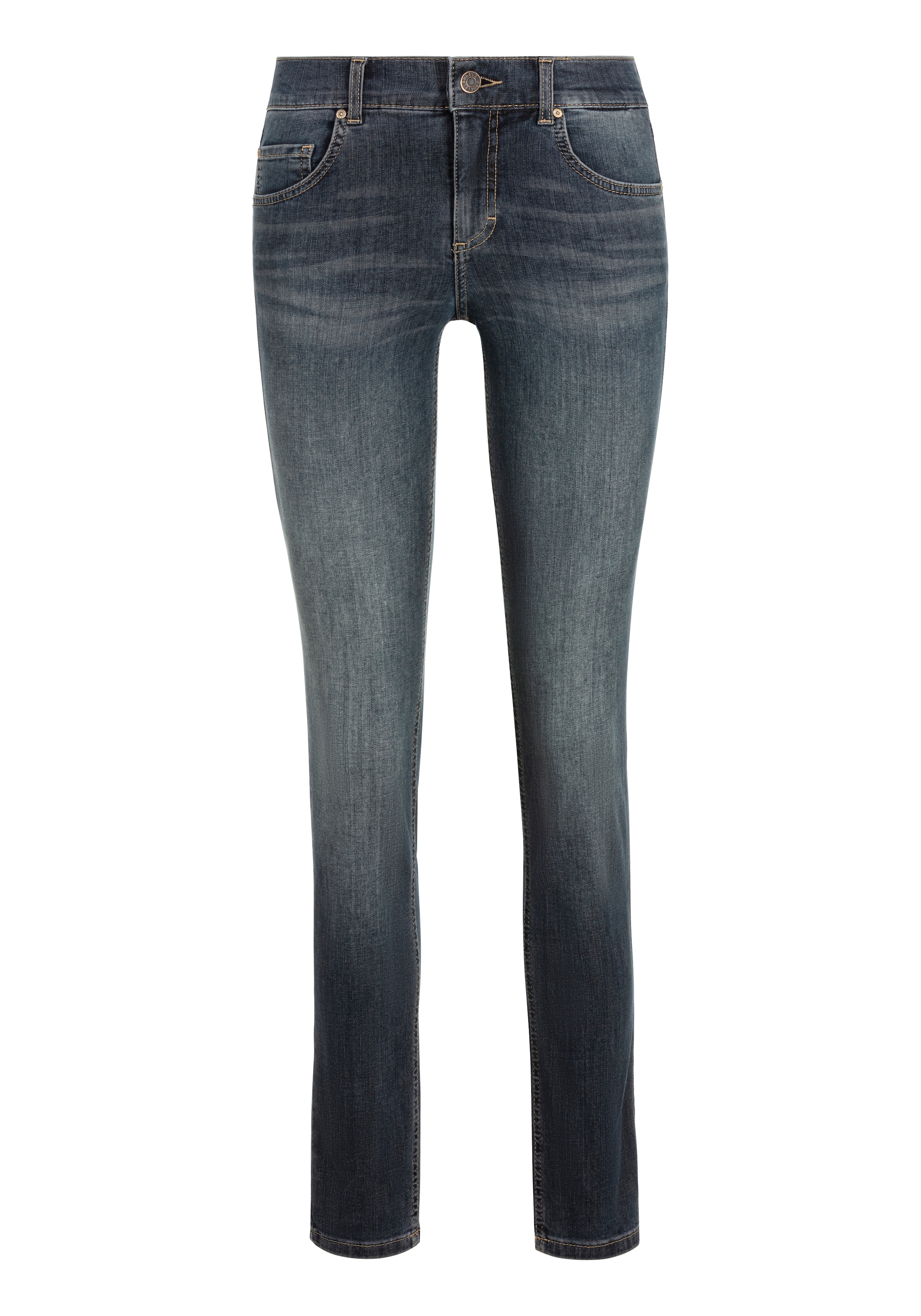Image of ANGELS Skinny-fit-Jeans "SKINNY" mit Kontrastnähten an den Taschen