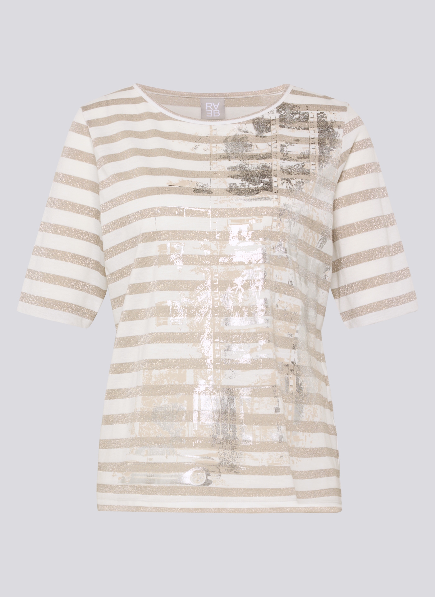 Rabe T-shirt mit Streifen Muster