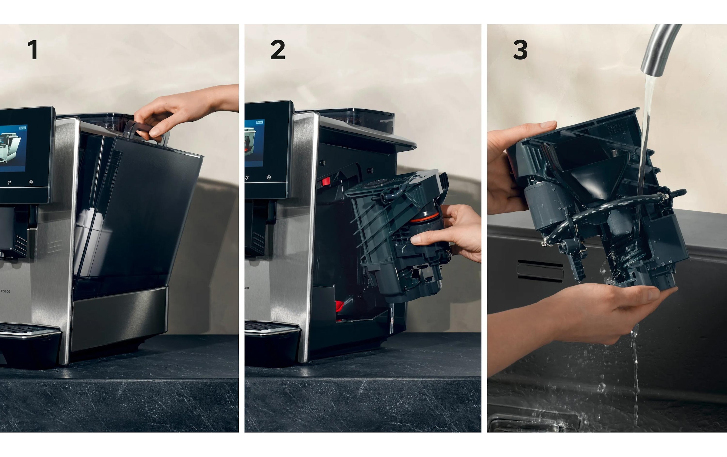 SIEMENS Kaffeevollautomat »EQ900 plus TQ903DZ3 Edelstahl«