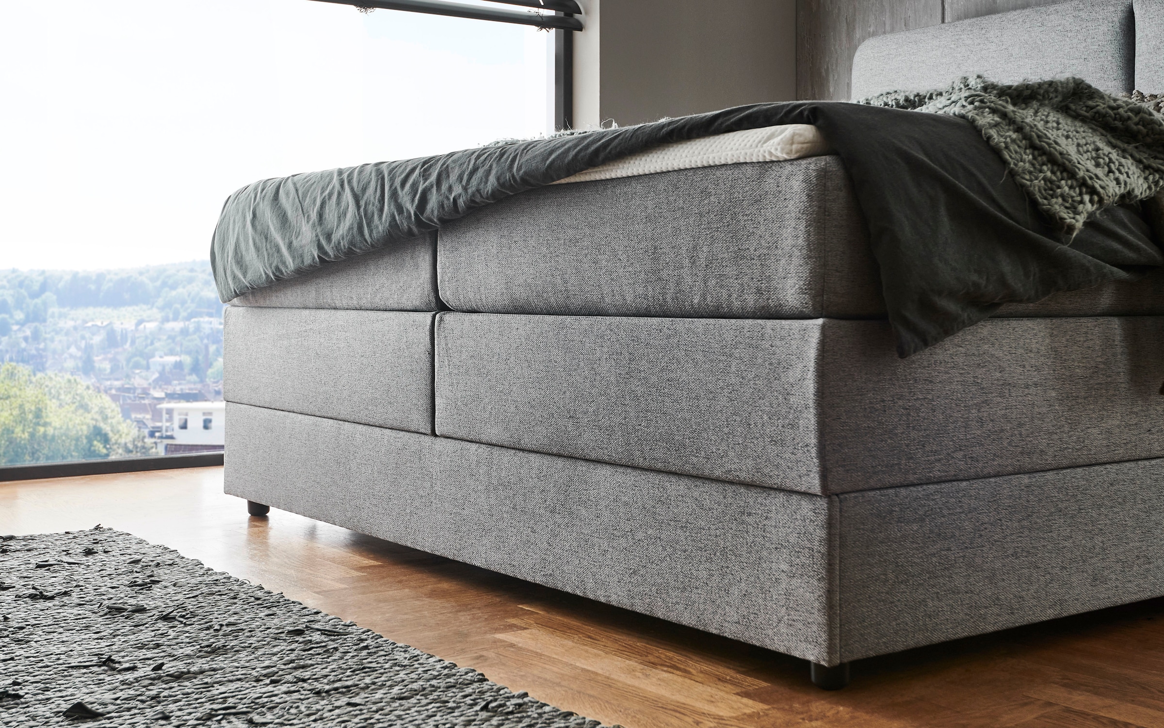 meise.möbel Boxbett »Columbia mit extra grossem Bettkasten« erhältlich in 180x200cm