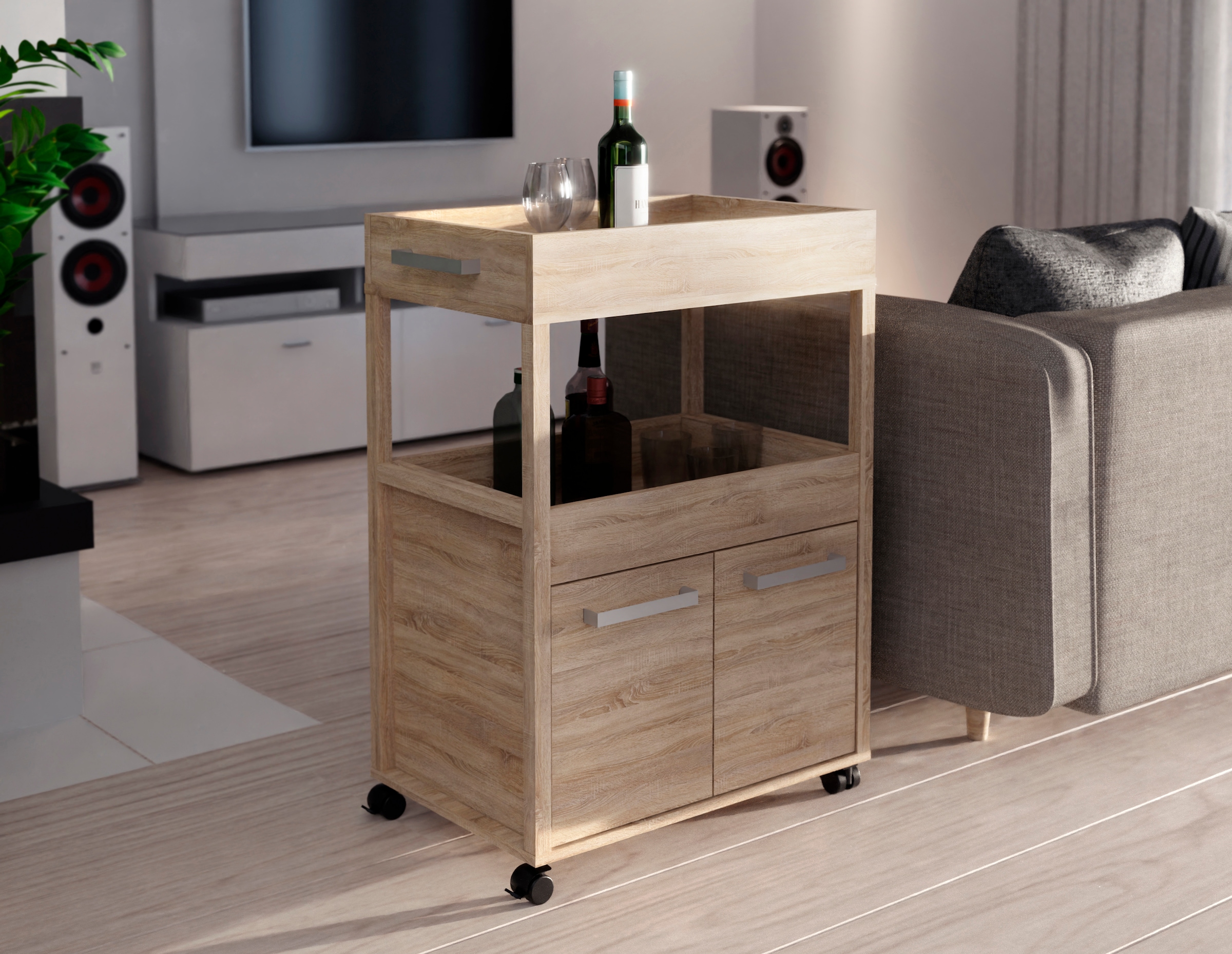 FORTE Barschrank »Homebar« Höhe ca. 88,5 cm