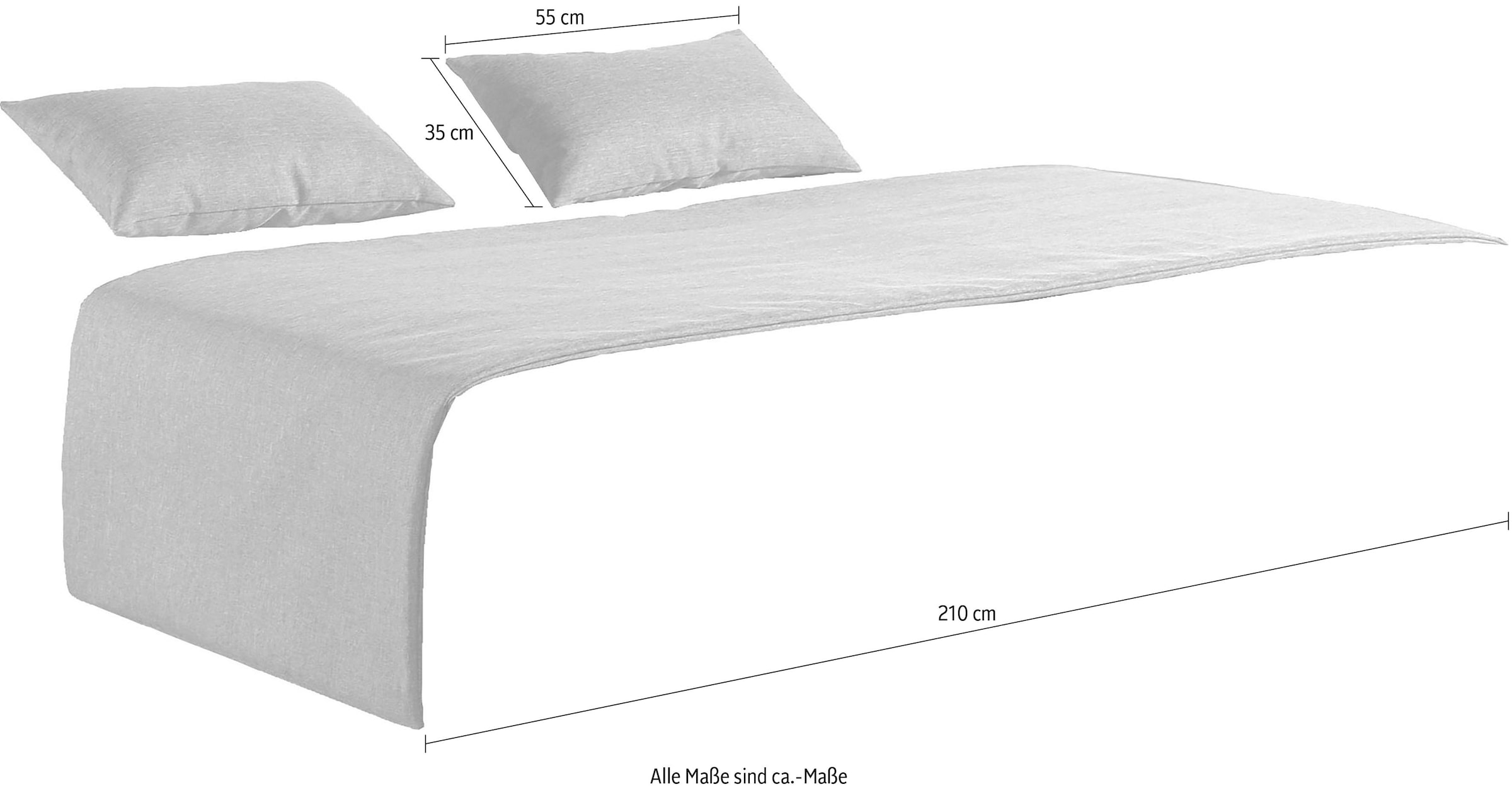 Home affaire Dekokissen »Tommy«, Kissen-Plaidset für »Tommy« Boxspringbett