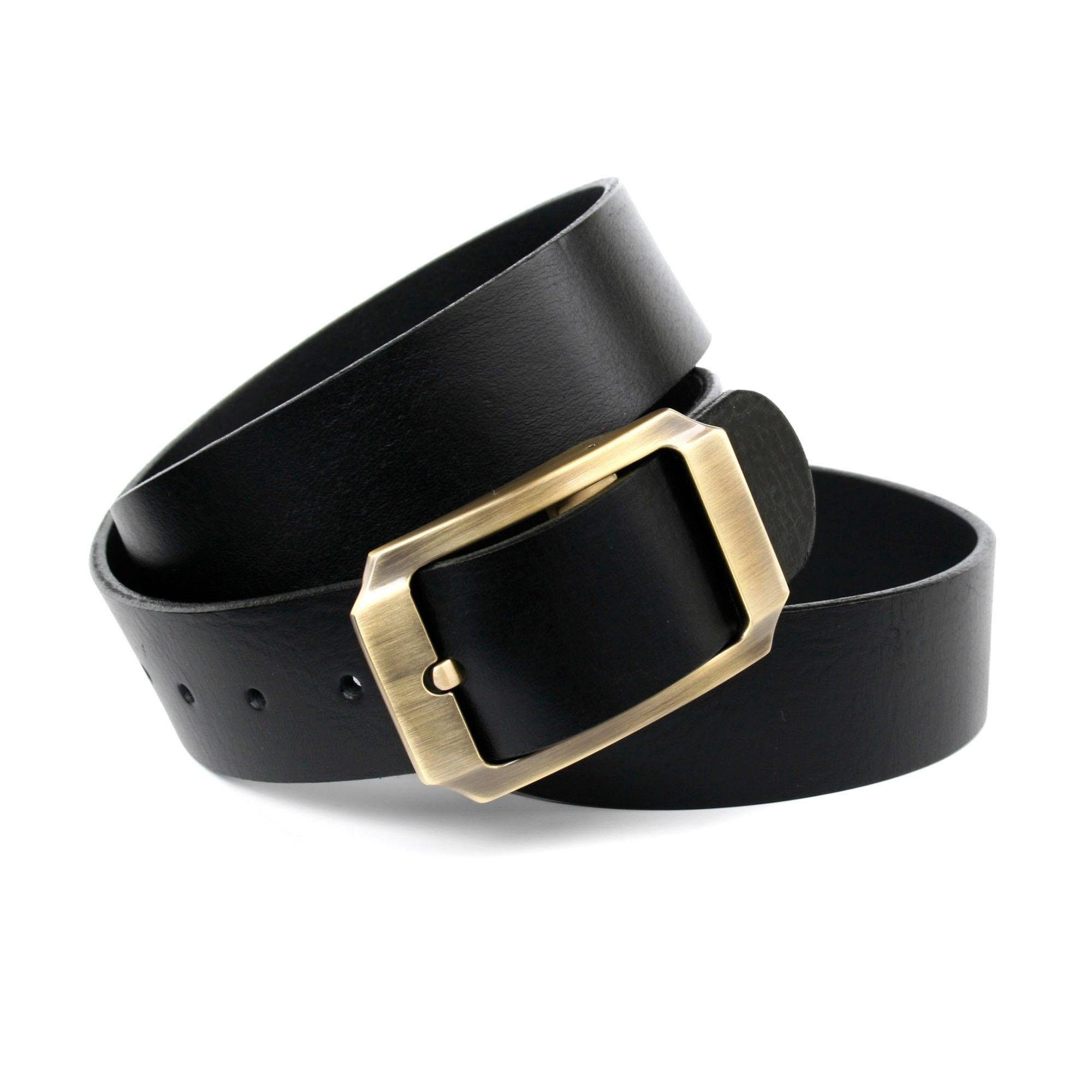 Image of Anthoni Crown Ledergürtel, mit Dornschliesse in goldfarben bei Ackermann Versand Schweiz