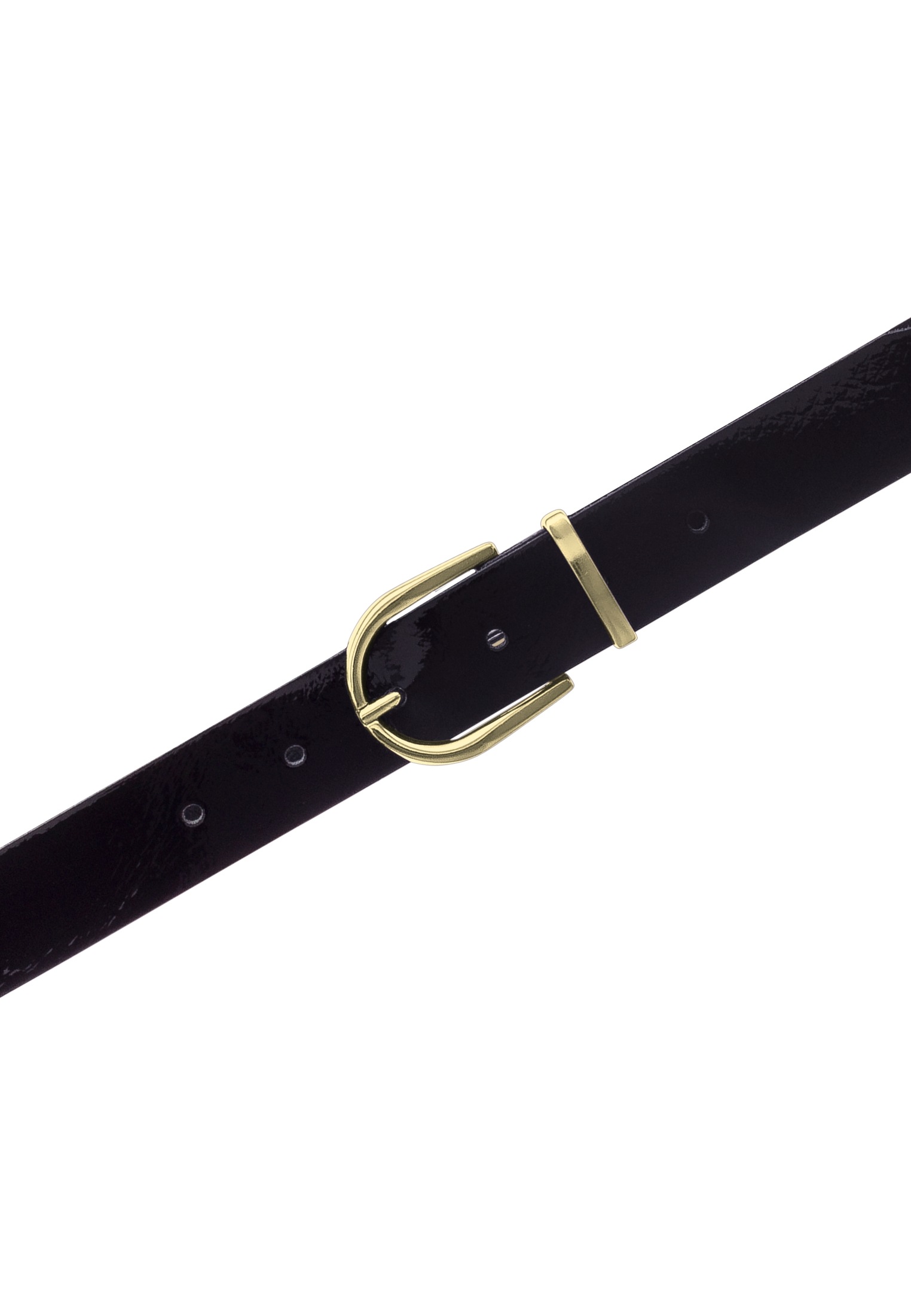 Tamaris Ledergürtel ""Ellen Gold"" mit 3 cm Breite, in glänzendem Goldton, unifarben