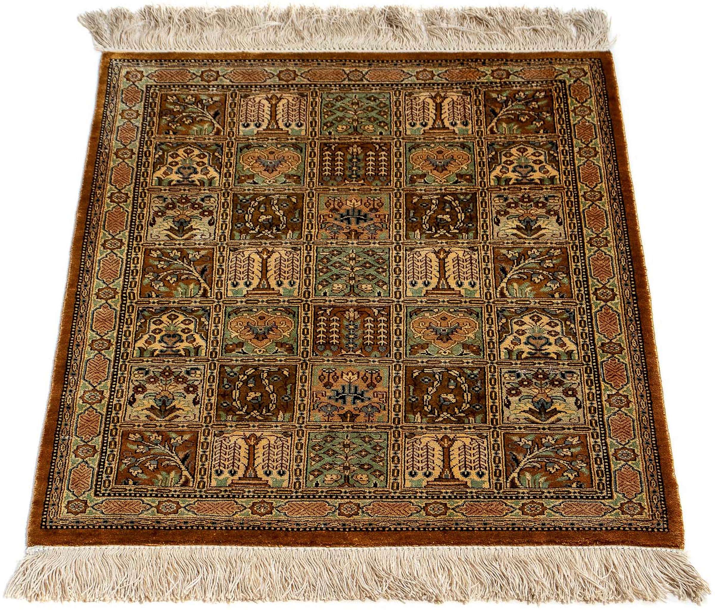 Image of morgenland Orientteppich »Perser - Ghom - 72 x 52 cm - mehrfarbig«, rechteckig, 10 mm Höhe, Wohnzimmer, Handgeknüpft, Einzelstück mit Zertifikat bei Ackermann Versand Schweiz