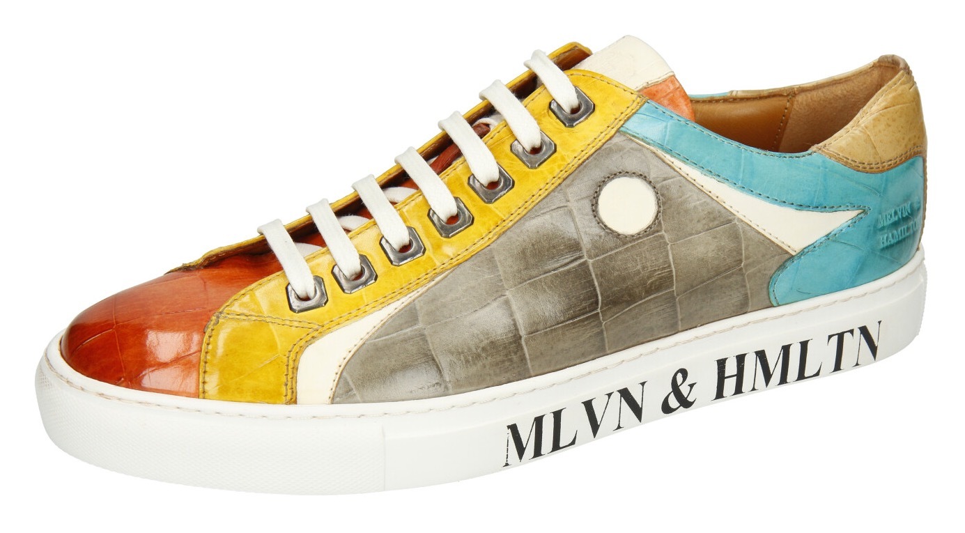 Image of Melvin & Hamilton Schnürschuh »Harvey 9 vegetabil gegerbt«, mit Kroko-Prägung bei Ackermann Versand Schweiz